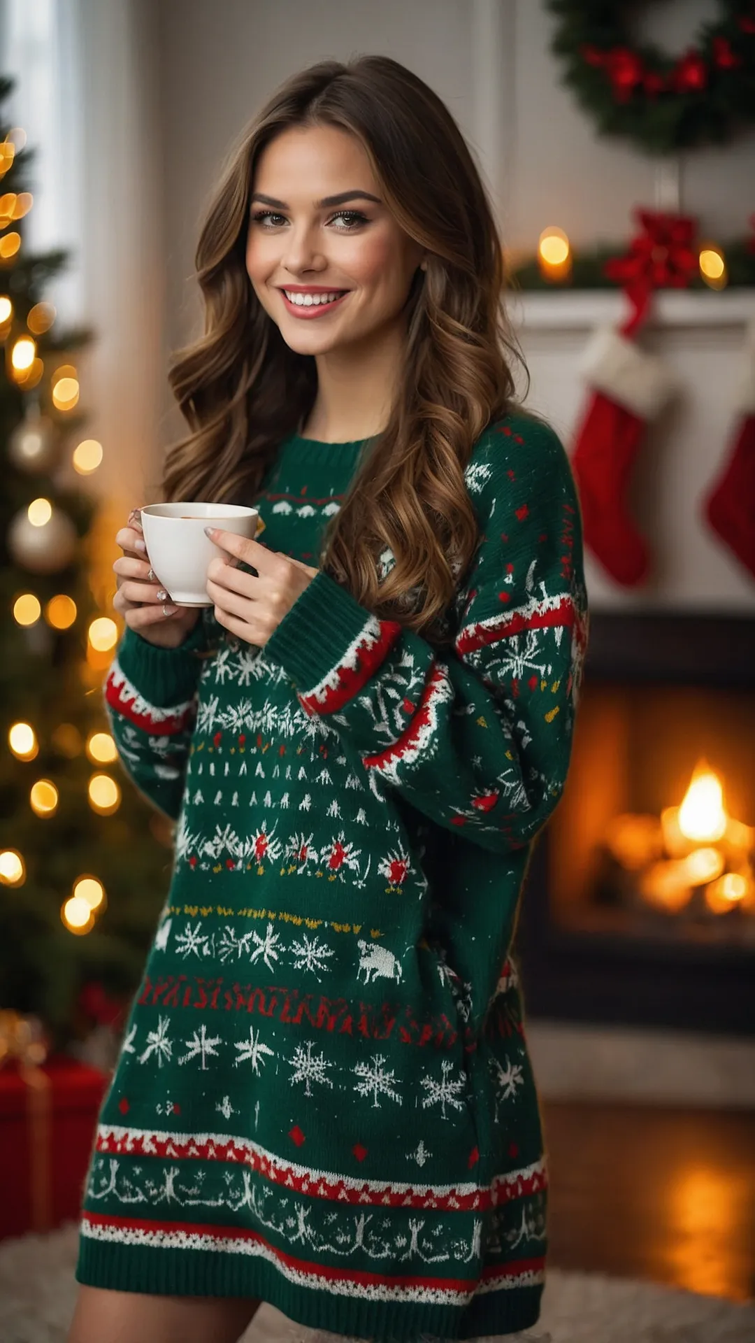 Spread Holiday Cheer with These 15 Christmas Sweater Outfit Ideas 46 Decked Out in Knits