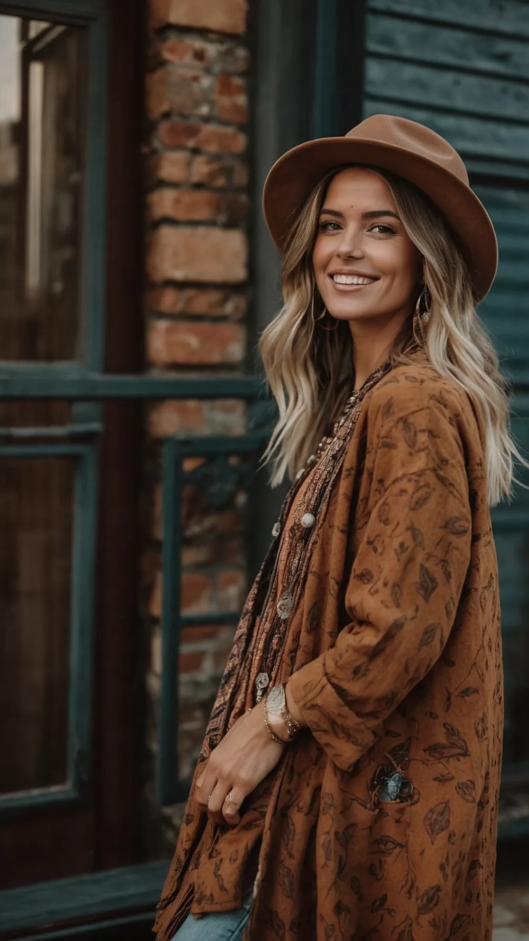 Embrace Your Inner Hippie: 15 Boho Fall Outfit Ideas for 2024 43 Boho Babe: Fall's Style Siren!