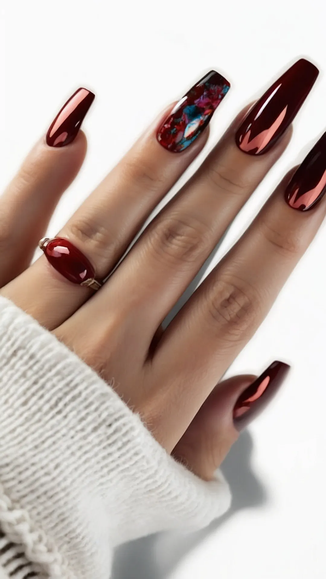 Autumnal Glam: 14 Enchanting Red Nail Ideas for Fall 2024 34 Red Hot Fall: