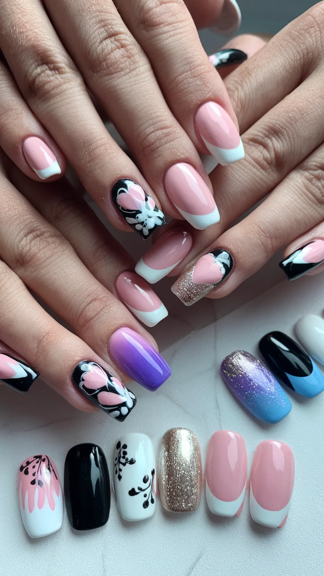 Frosty and Fabulous: 20 Simple Summer Ideas for Winter Nails 42 Valentine's Chill