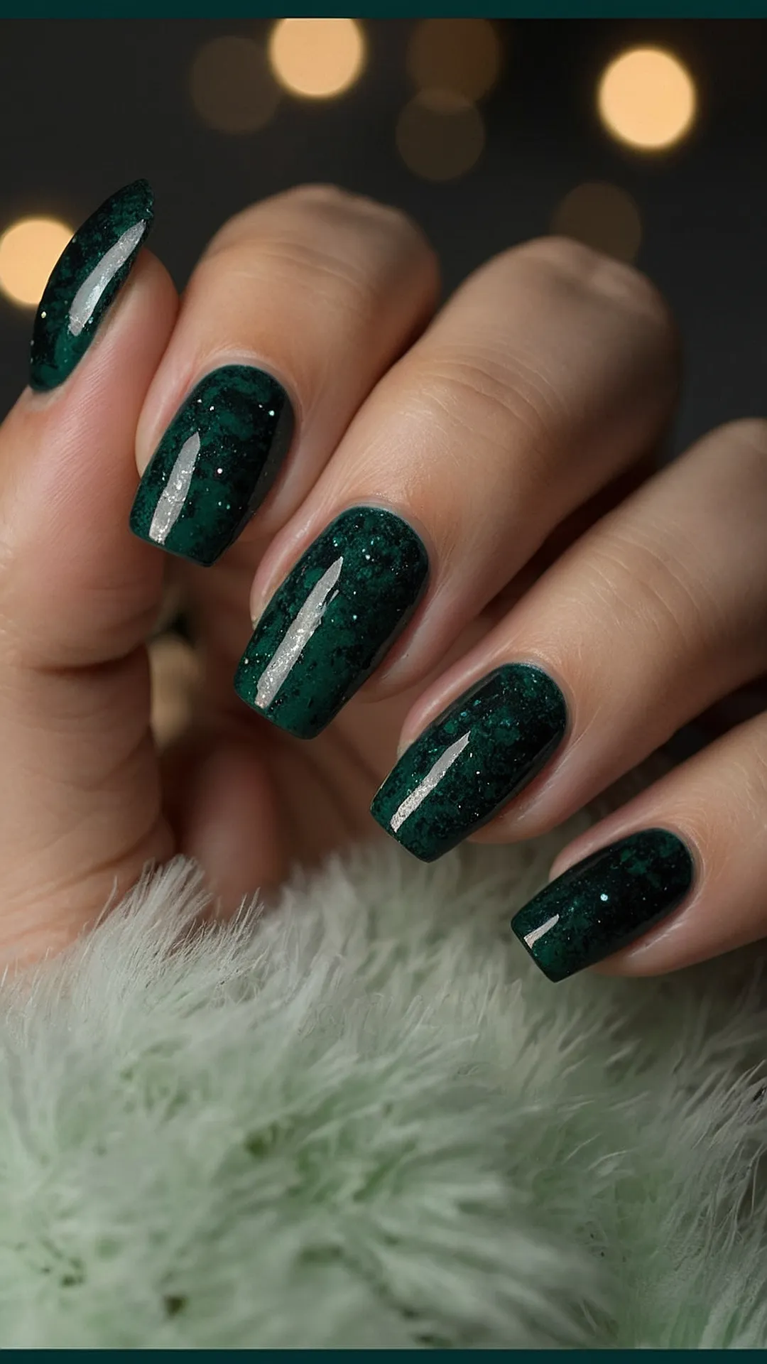 Elevate Your Nail Game with Dark Emerald Green: 17 Inspiring Ideas 45 Envy-Inducing Emerald
