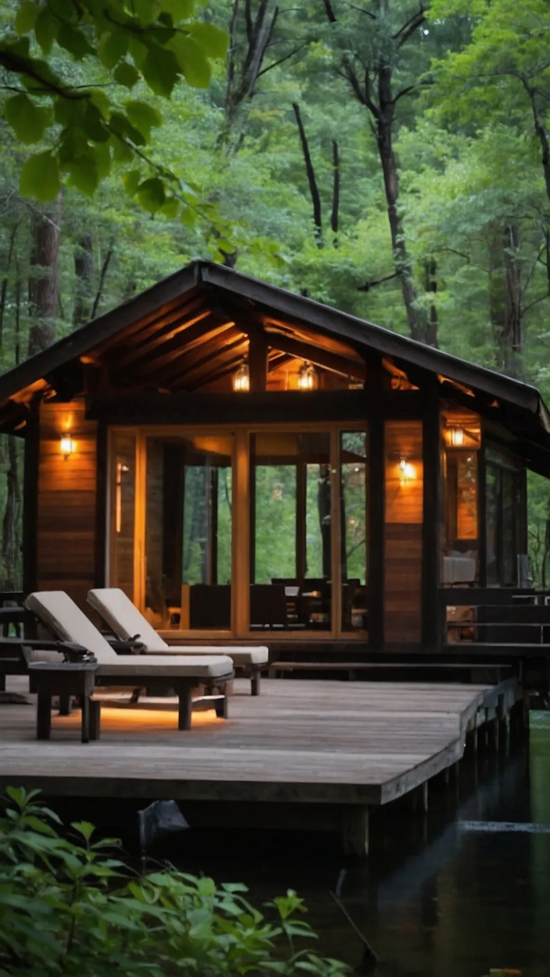 Tranquility Awaits: Discover 21 Beautiful Places to Relax in Nature Woods 45 Green Cathedral Stillness