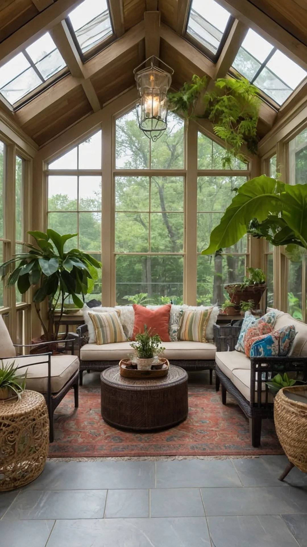 Farmhouse Sunroom Charm