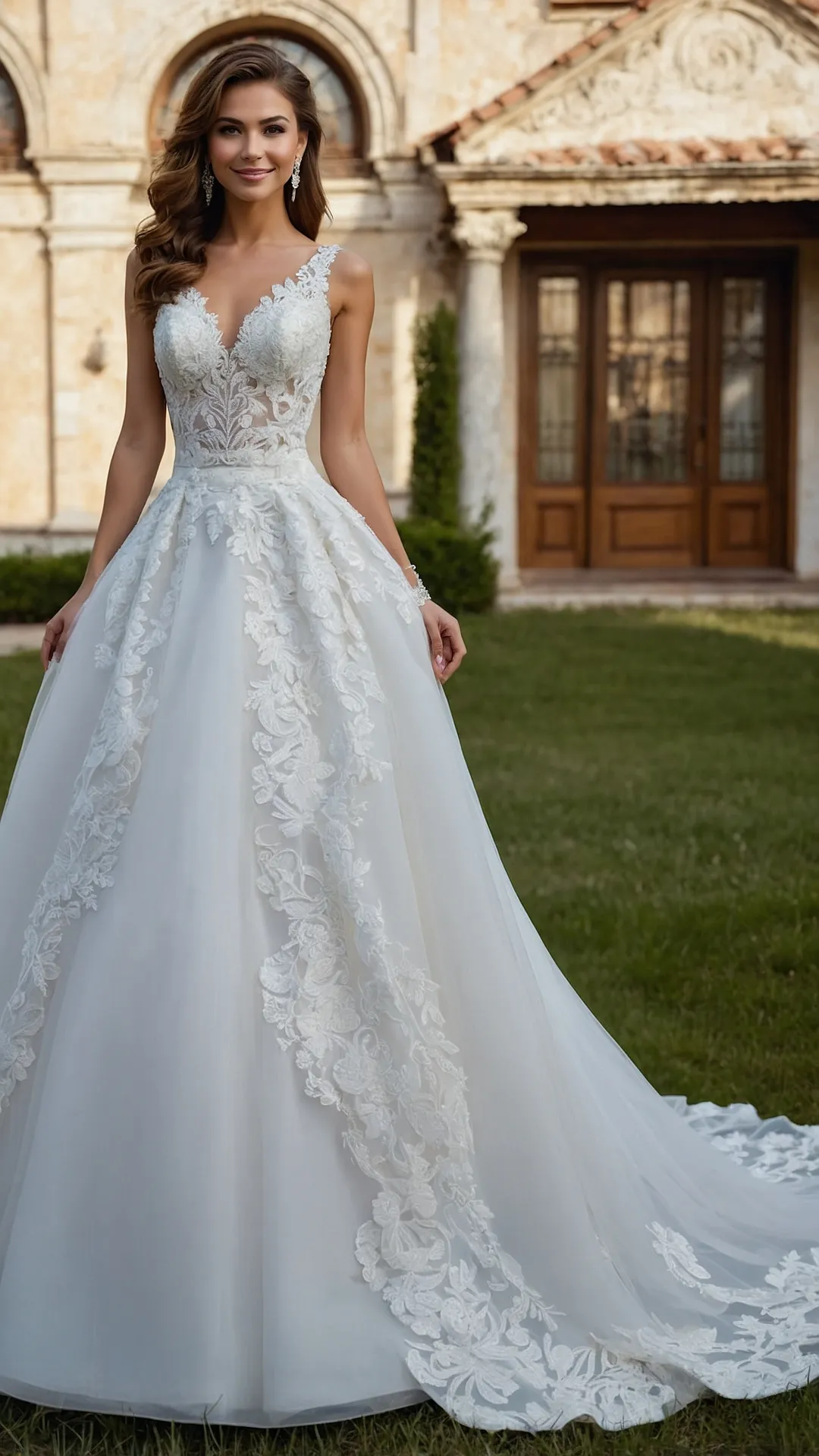 Bridal Bliss Awaits: 20 Stunning Ivory Wedding Dress Ideas 40 Garden Dreams in Ivory