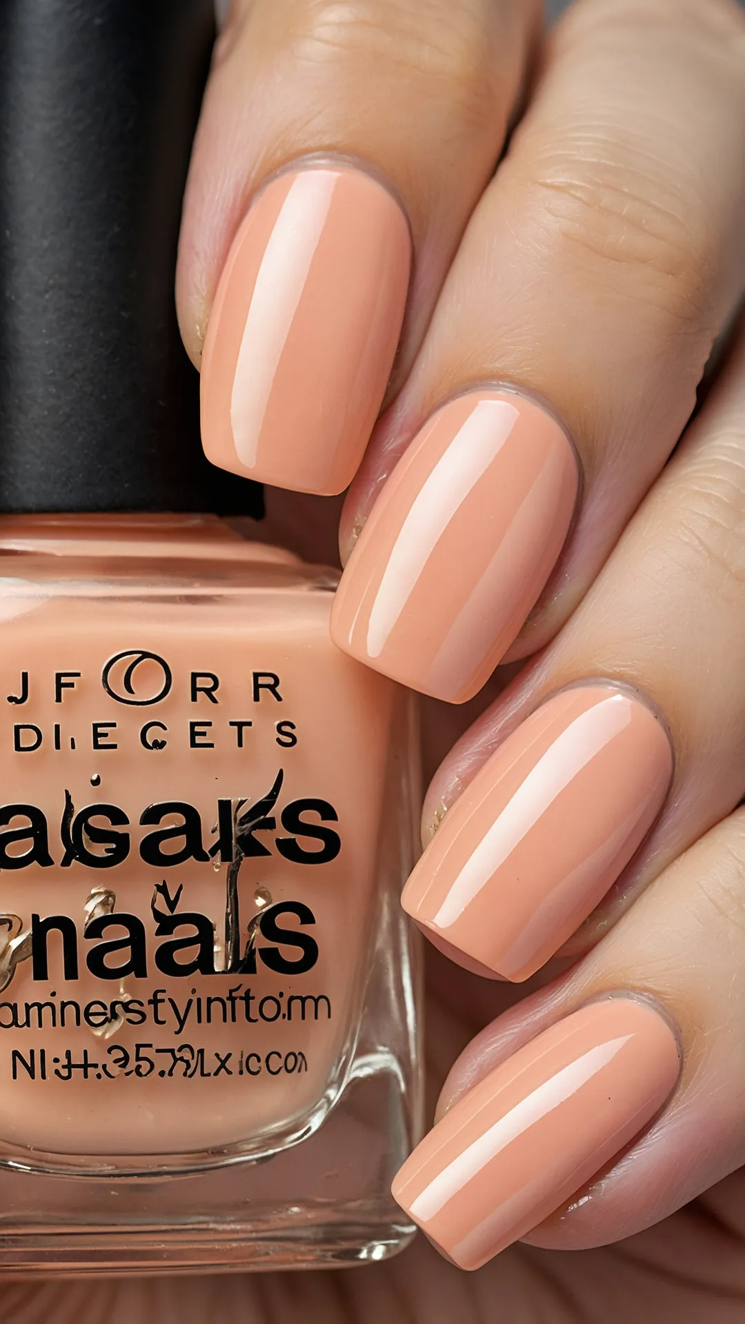 Peach Perfection: 19 Nail Art Ideas to Try Right Now 43 Nectarine Shine