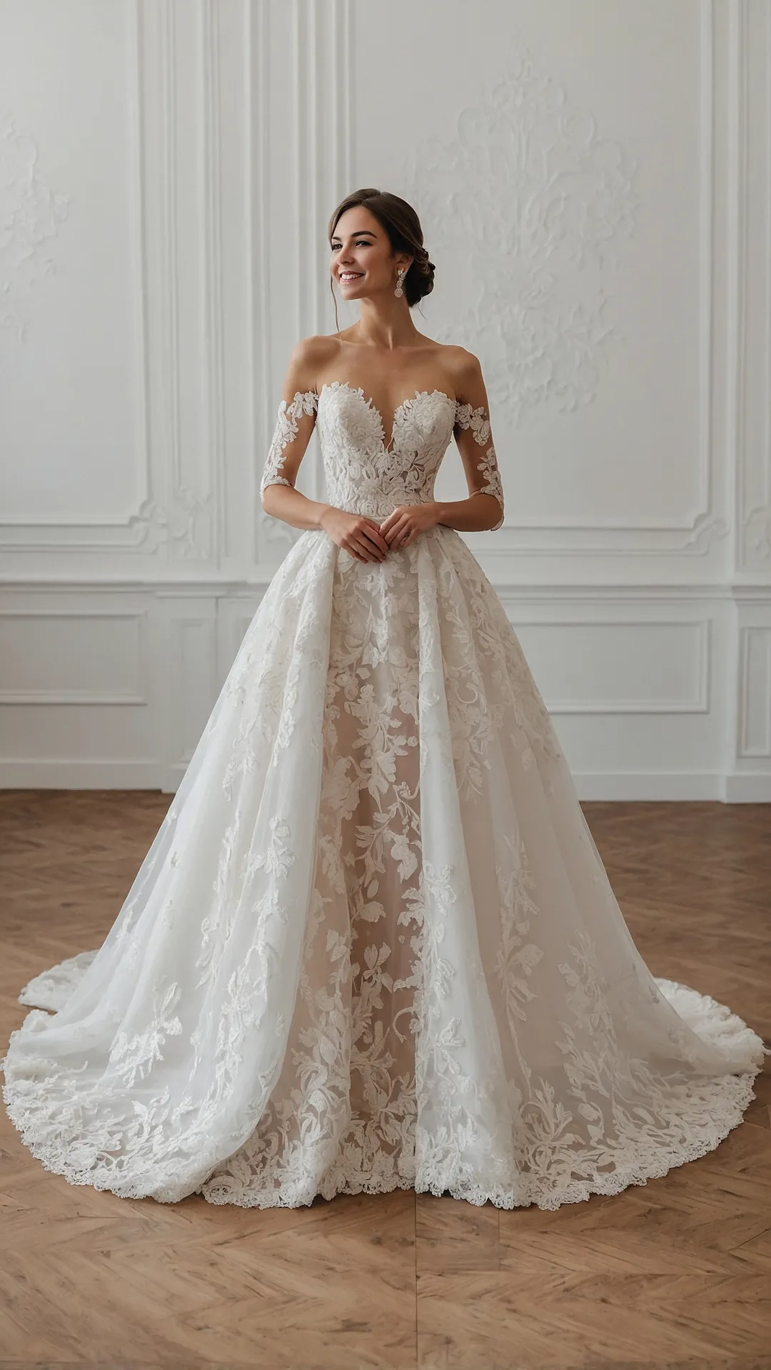 Enchanting Elegance: 20 Bridal Dress Trends for Your Winter Wedding 34 Ethereal Moment Dress