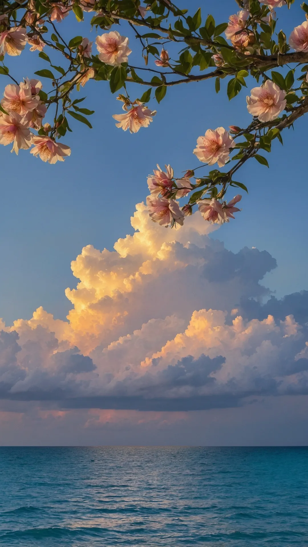 Unwind in Style: 17 Aesthetic Wallpapers to Calm Your Screen 37 Zen Petal Palette
