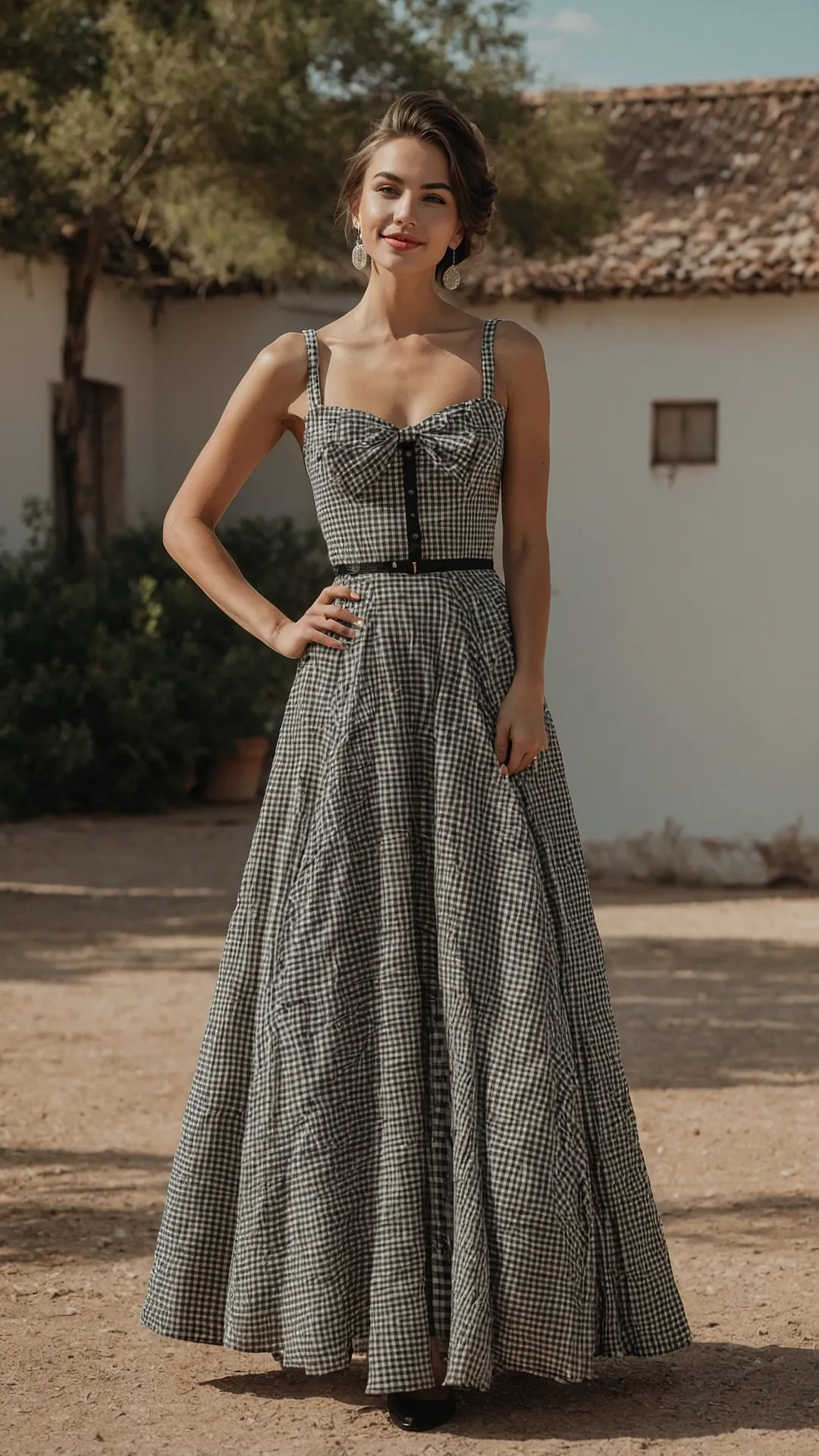 Gingham Dreams: 16 Dress Ideas to Rock This Summer 33 Gingham's Golden Hour