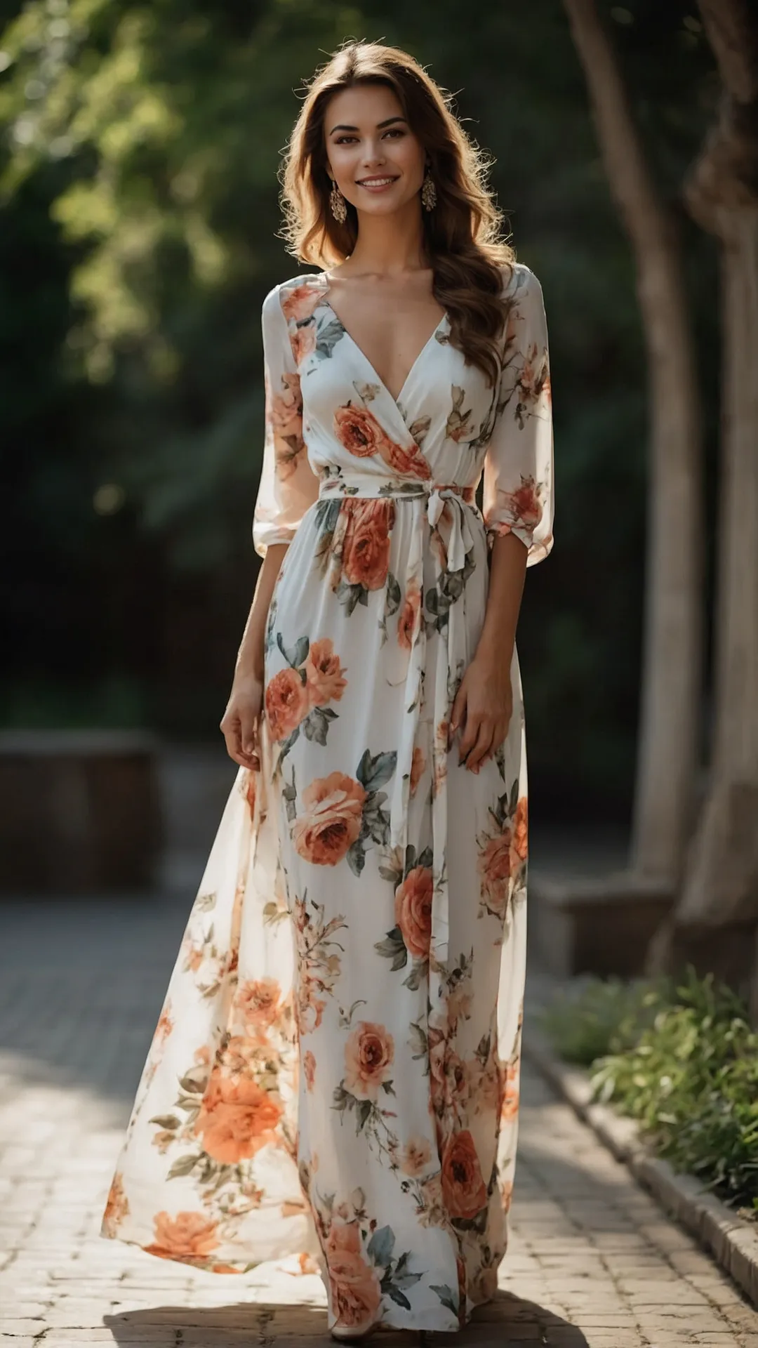 Blooming Into Style: 21 Long Floral Outfit Ideas for Every Occasion 38 Floral Flair