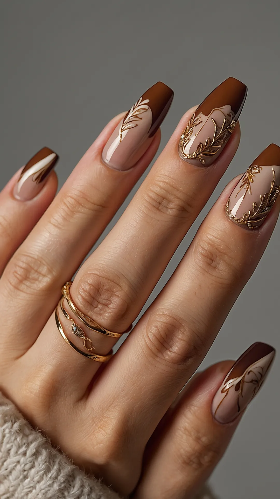 Fall-Inspired Nail Designs for Thanksgiving 2025 36 Table-Ready Talons