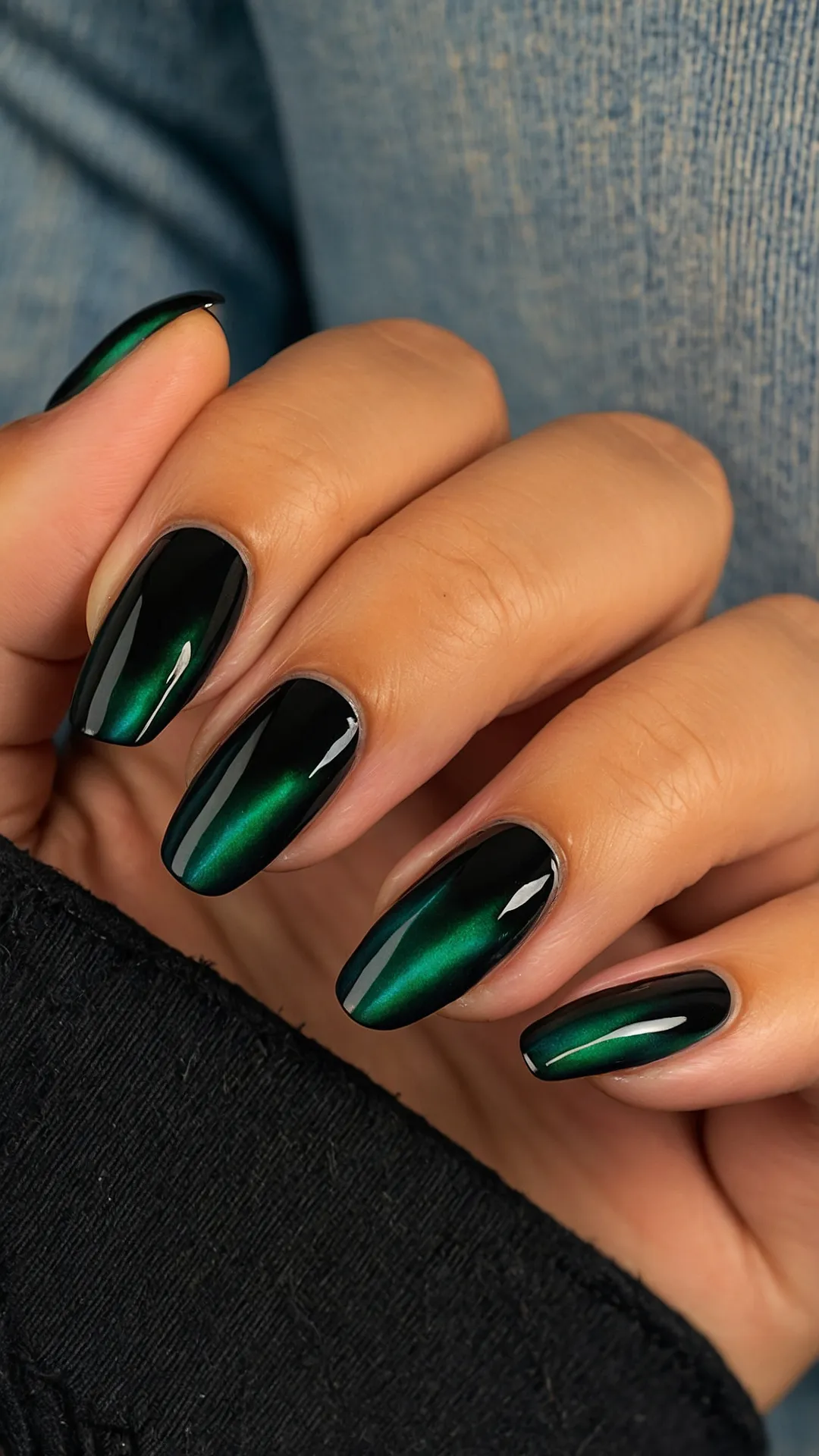 18 Cat Eye Nails Ideas for Fashion-Forward Nail Enthusiasts! 39 Predator's Gaze