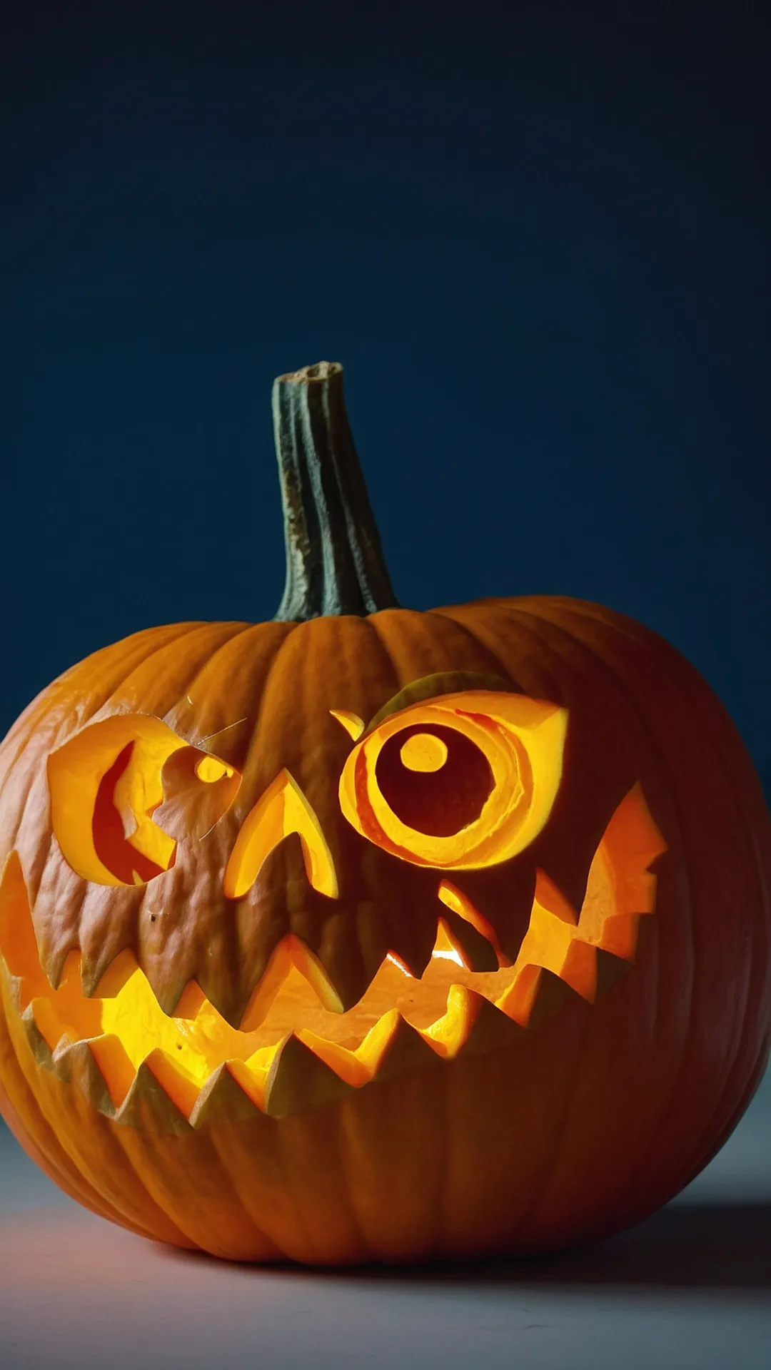 Pumpkin Gleam: The Glowing Grin