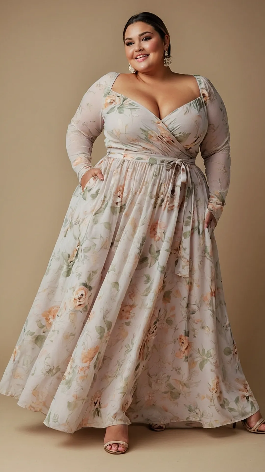 Embrace Your Curves: 20 Fabulous Plus Size Maxi Dresses for Summer Fun 44 Maxi Style Statement
