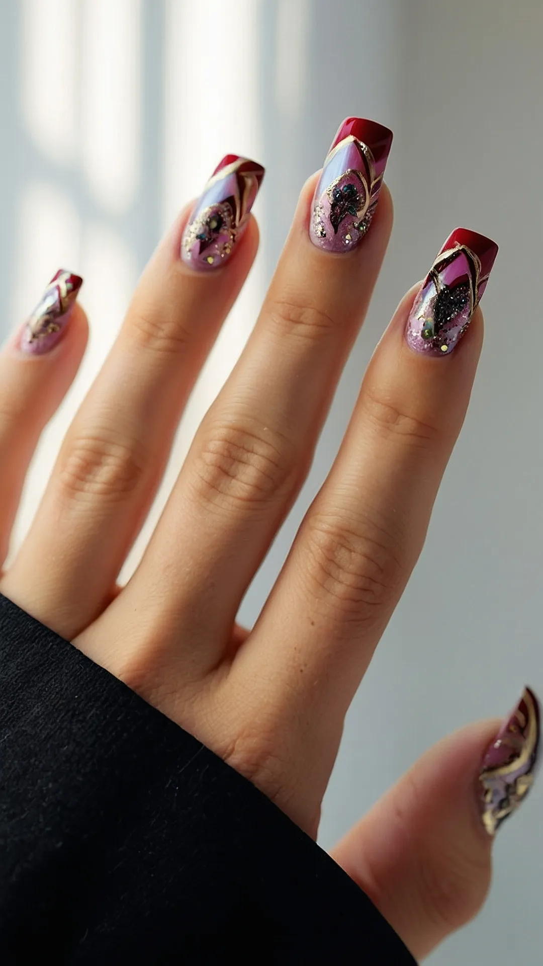 Winter Wonderland Nail Ideas for January Bliss 34 Golden Hour Nails