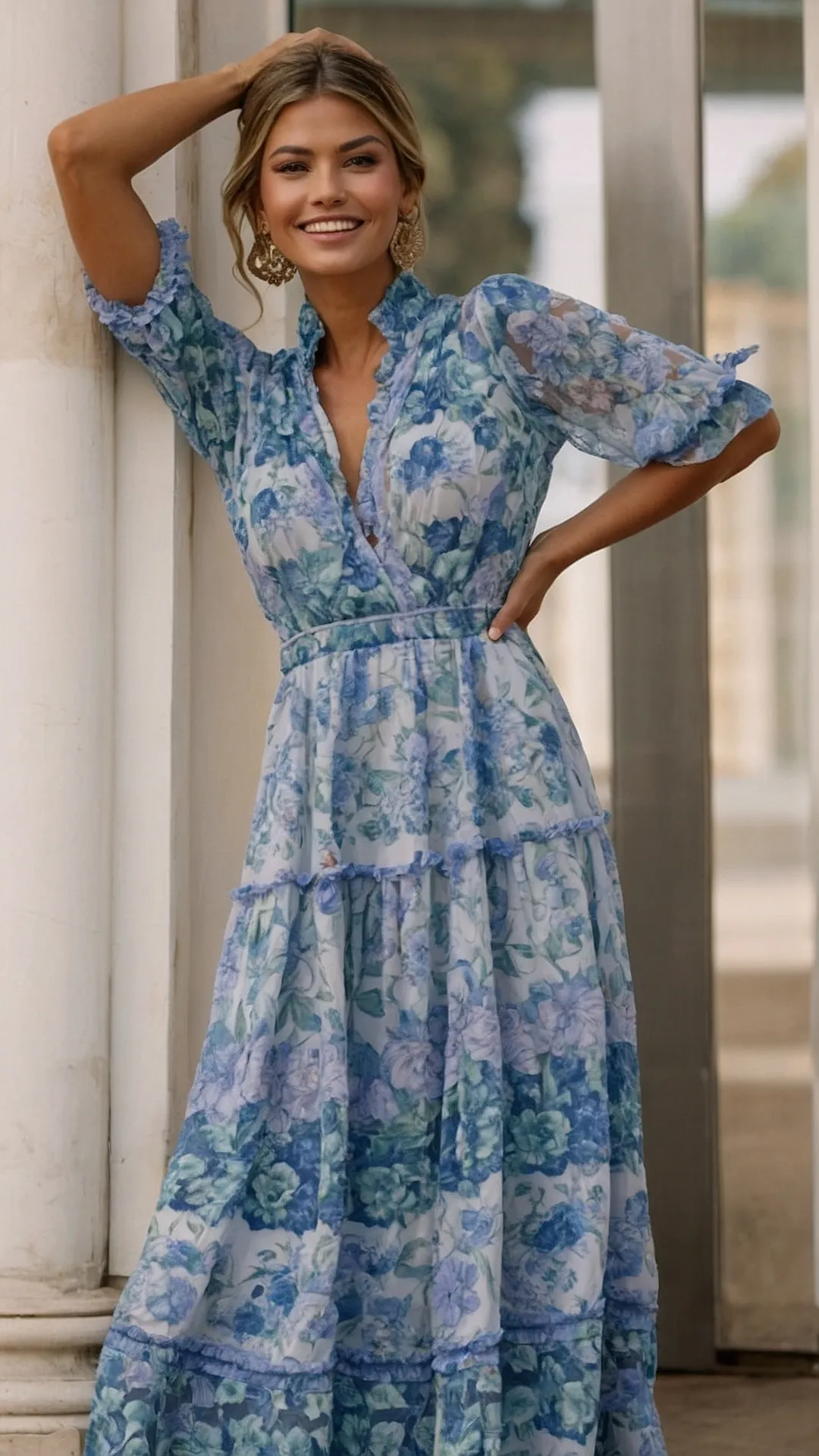 Stand Out in Style: 17 Floral Maxidresses You Must Have 40 Radiant Maxi Dress