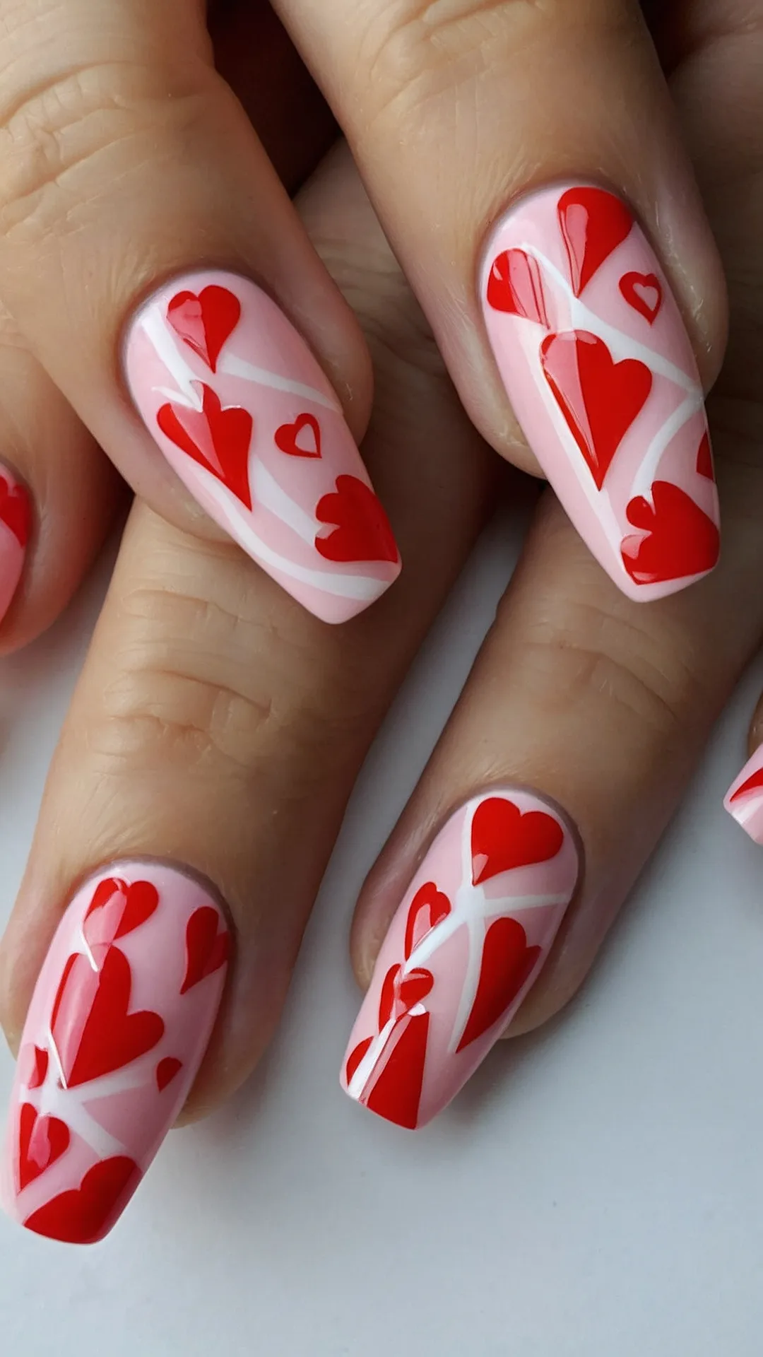 Heart-Shaped Nails