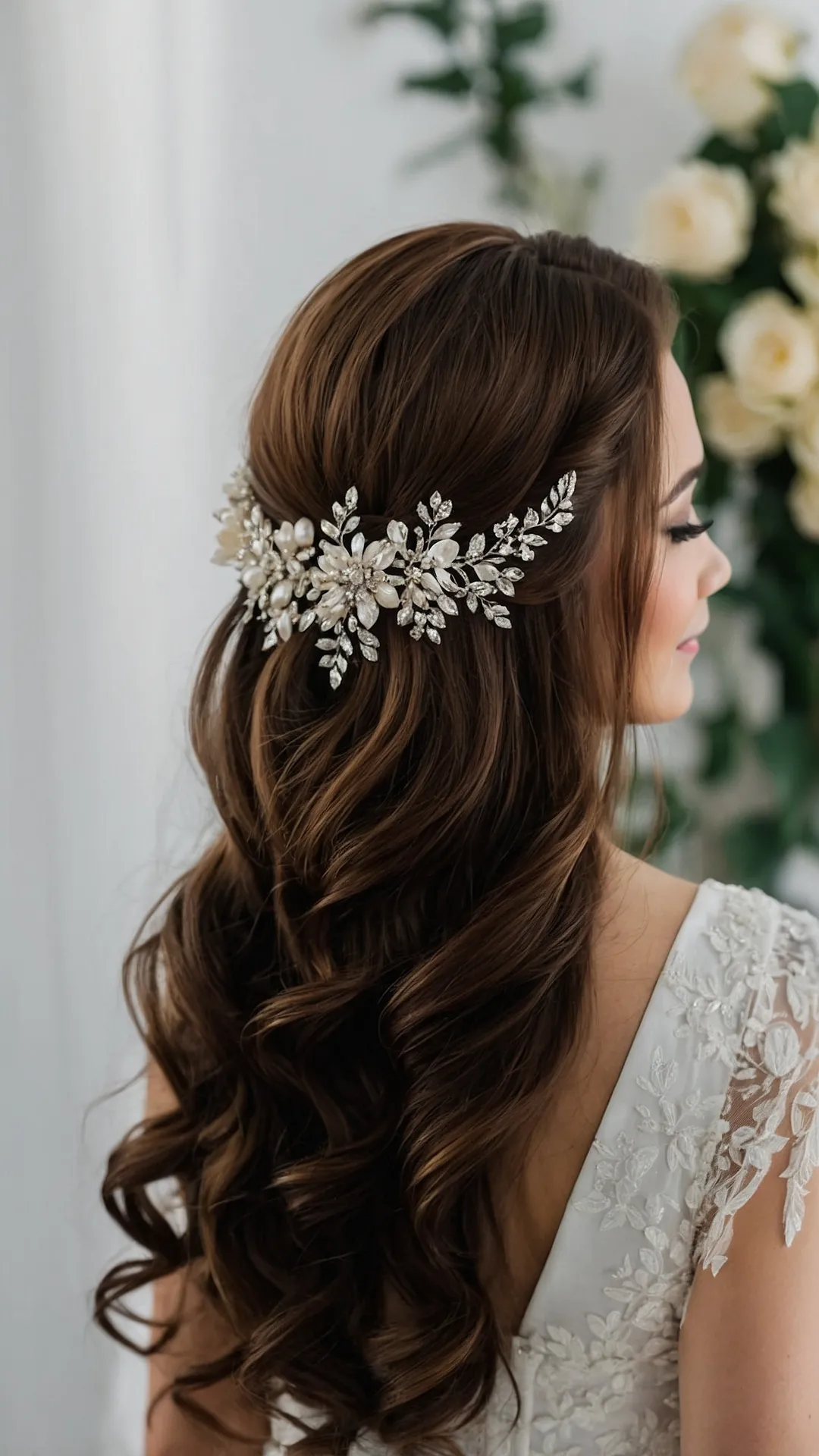 Creative Half Up Half Down Hairstyle Ideas to Wow Your Guests 33 Crowned & Curled for
