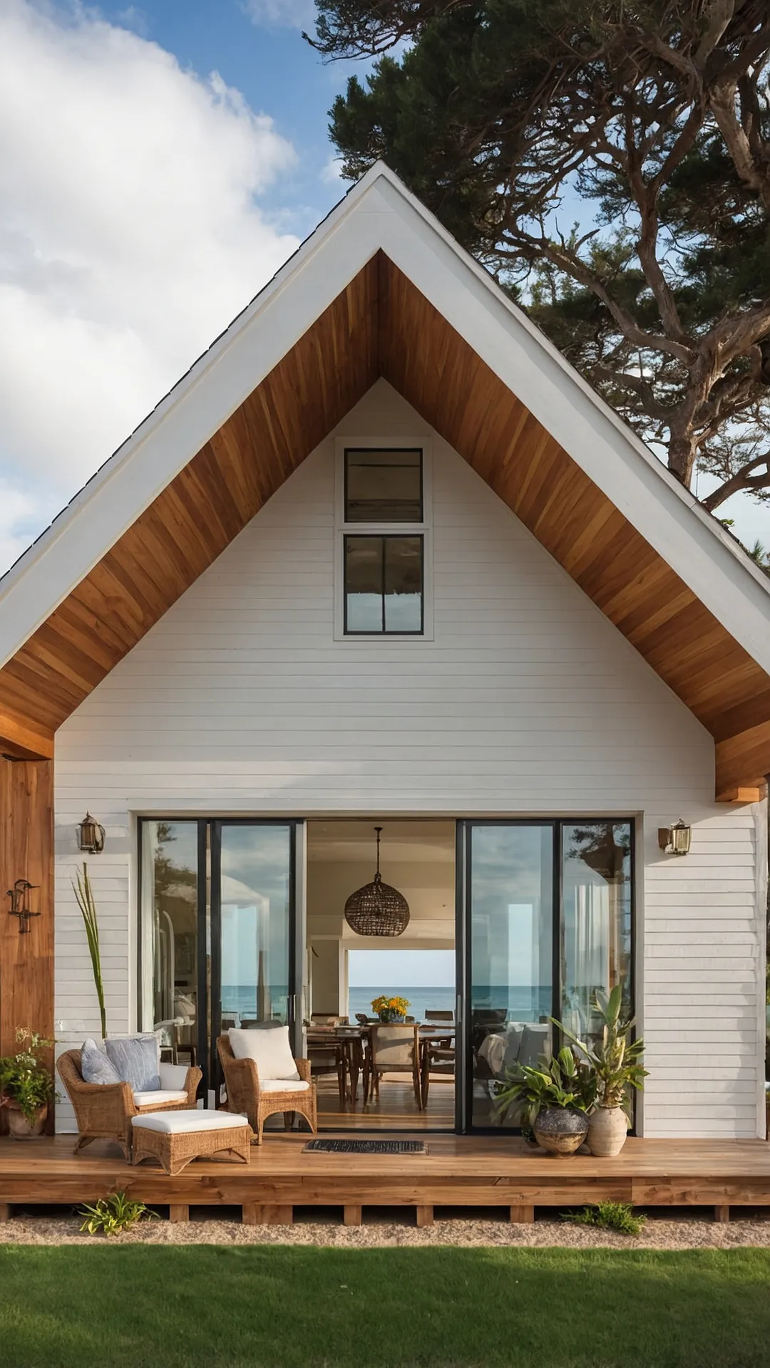 Surf’s Up! 20 Beach House Design Ideas for Every Seaside Fantasy 38 Thatched Roof Bliss