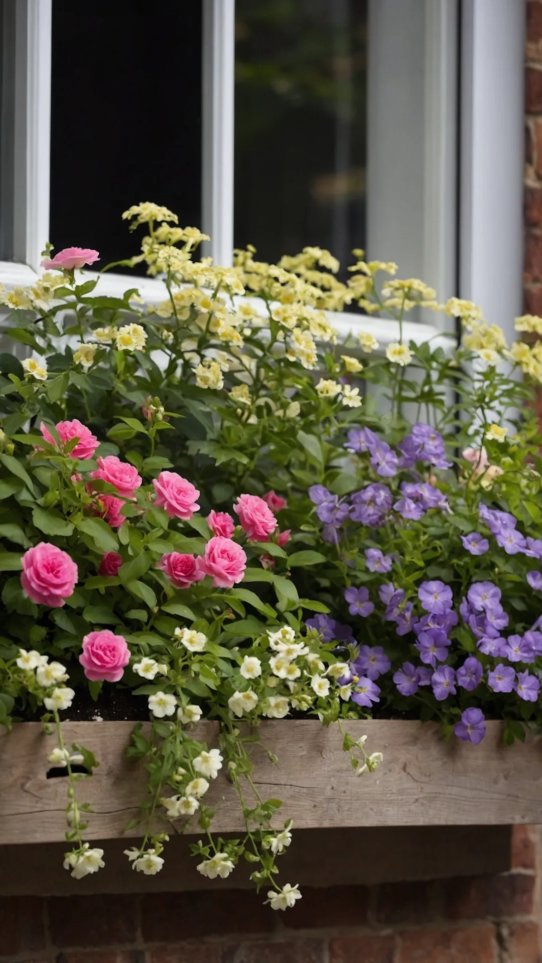 Petal Perfection: 21 Window Box Flower Ideas for Every Light Condition 37 Drama by the Pane
