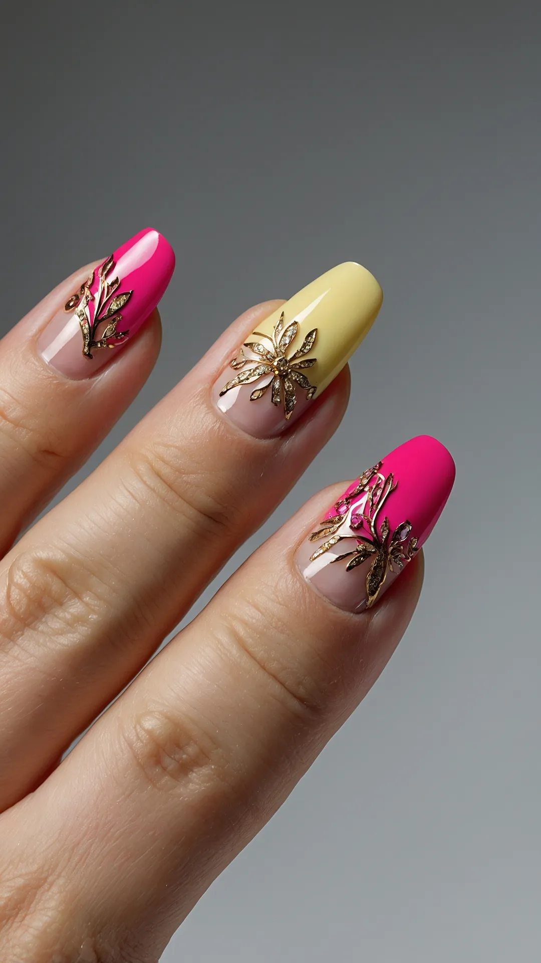 Blonde on the Block: 15 Nail Designs That Shine 41 Fancy Free Nails