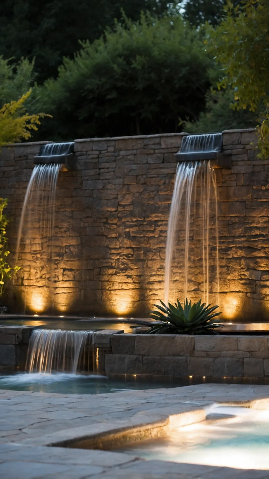 15 Outdoor Wall Fountain Ideas to Spruce Up Your Yard 40 Cascade Wall Wonders