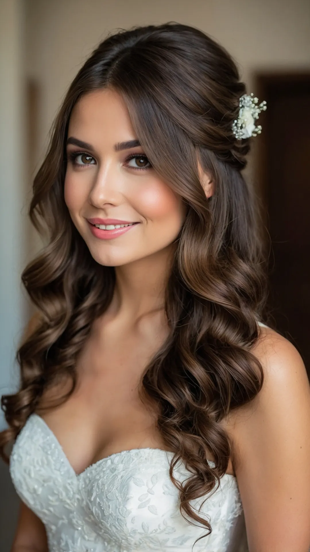 **Tresses in the Spotlight: Top 15 Loose Curls Wedding Hair Ideas for Every Bride** 40 Dreamy Bridal Waves