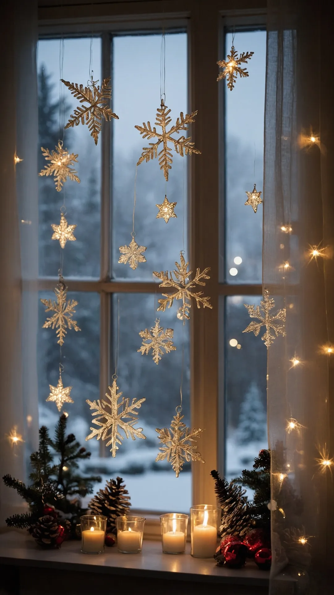Easy Crafts: 18 Christmas Window Decoration Ideas to Jingle Your Holiday Spirit!** ** 37 The Radiant Reveal