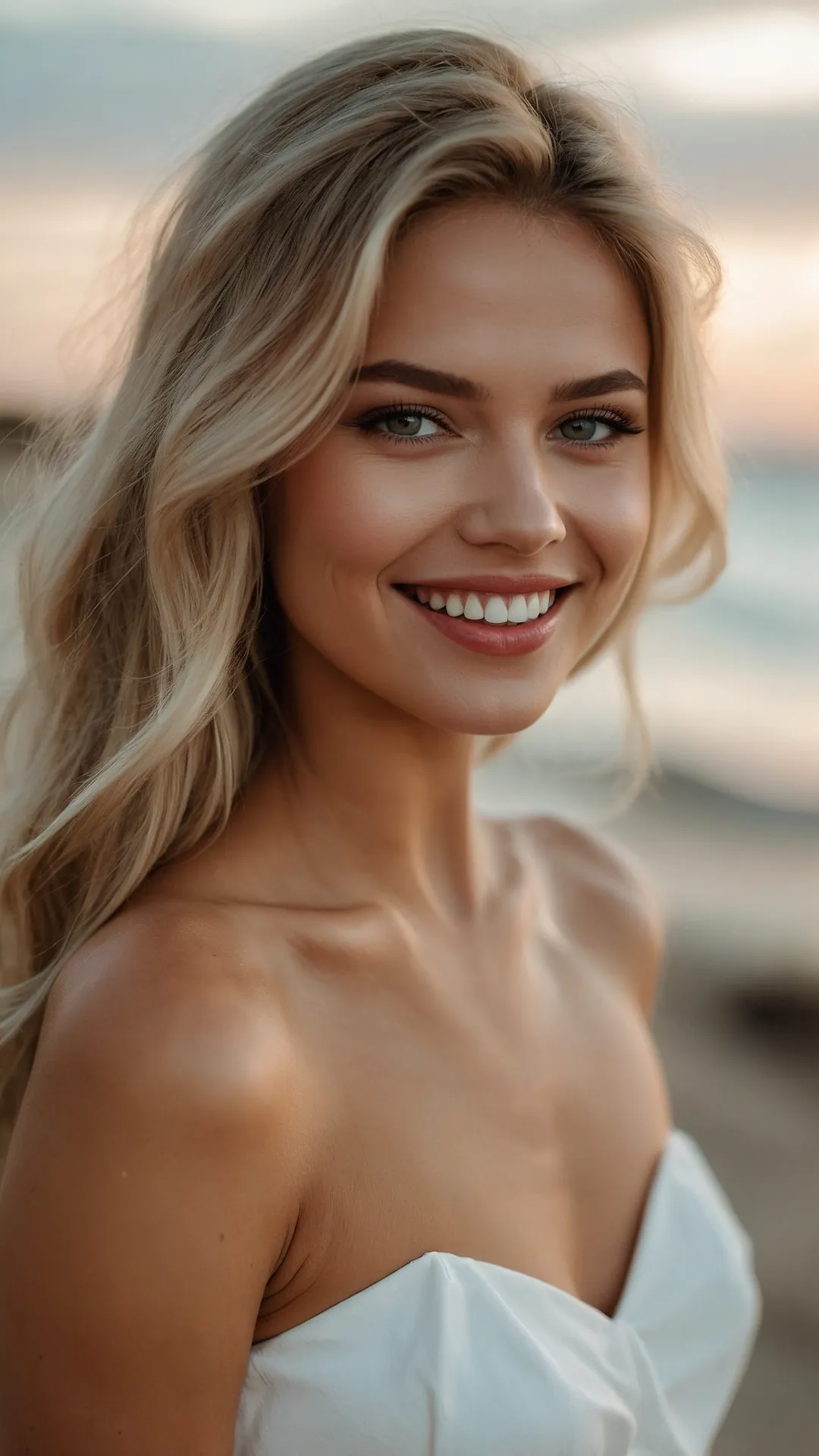 Elegant Blonde Cream