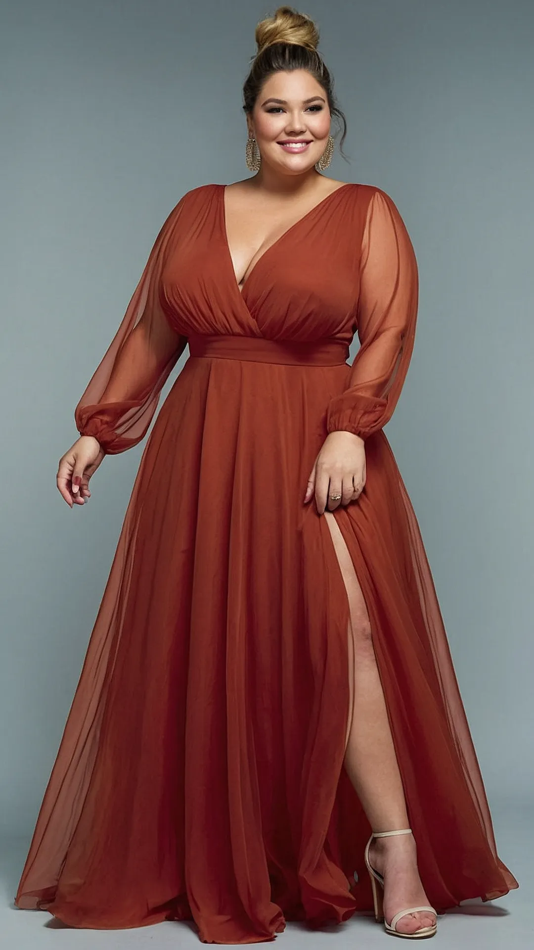 Embrace Your Curves: 20 Fabulous Plus Size Maxi Dresses for Summer Fun 33 Plus Size Maxi Power