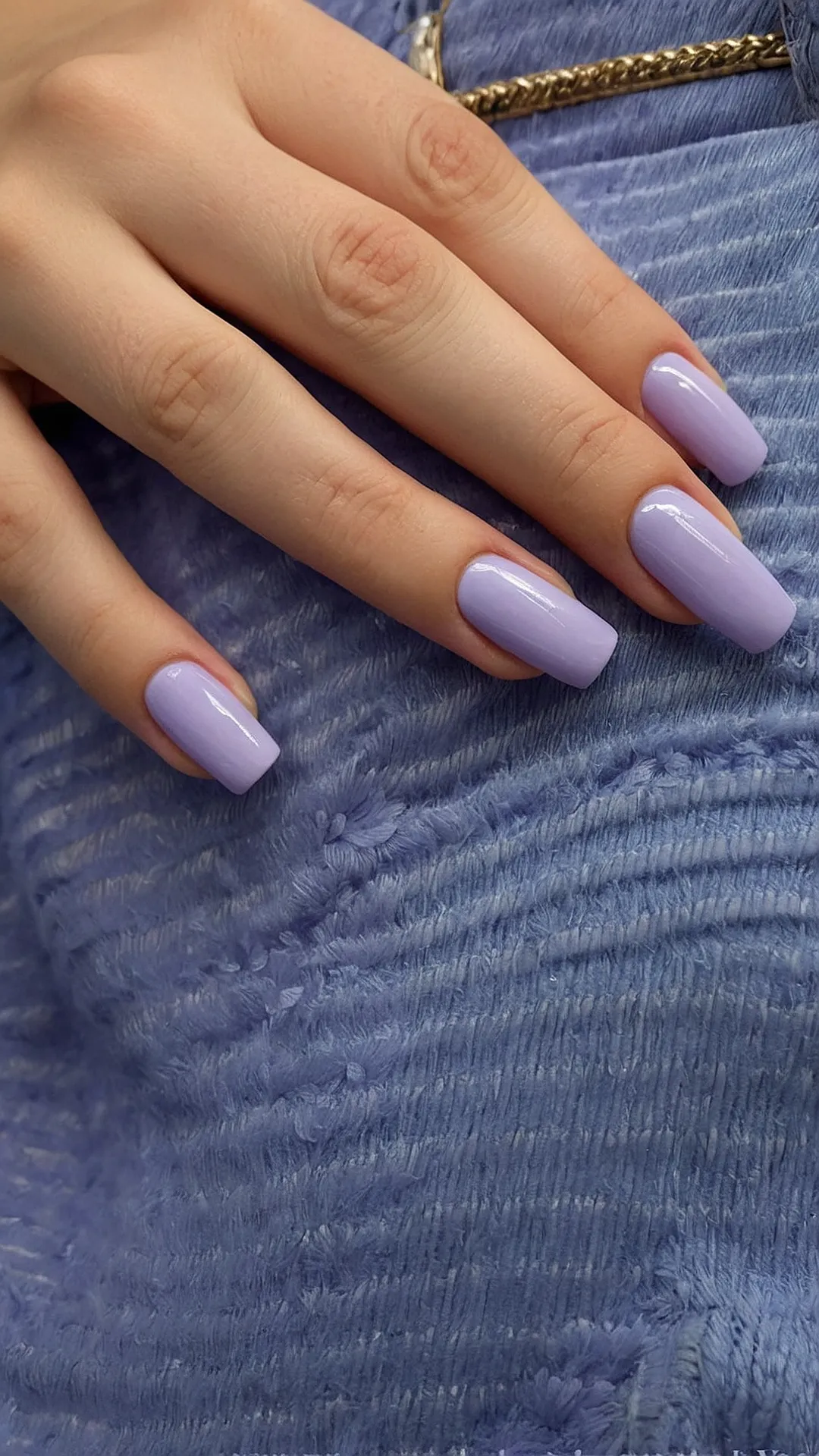 Chic Lavender Manis