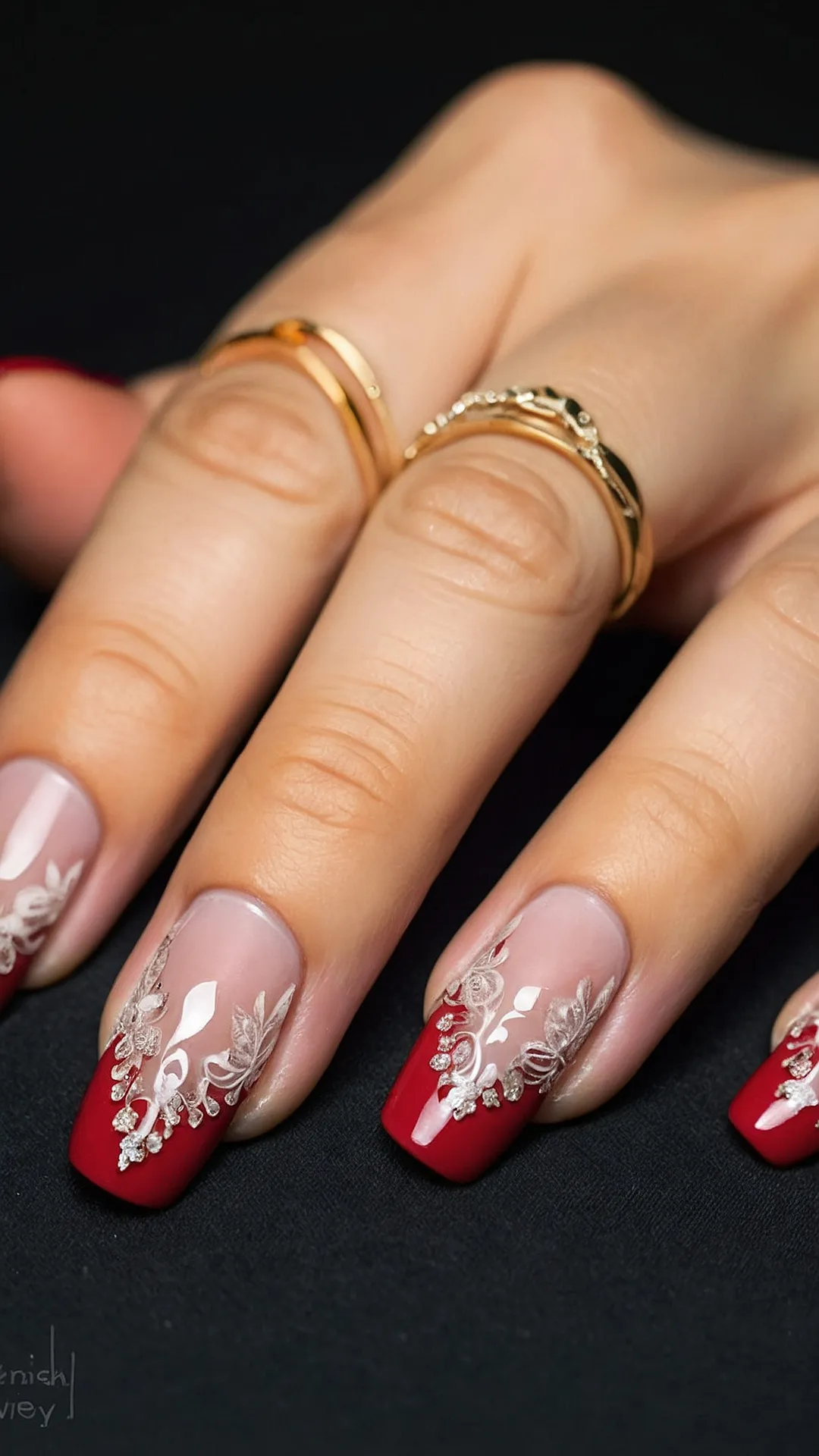 Simple and Chic Cherry Nails: Your 2024 Spring Guide 37 Spring Flame Tips