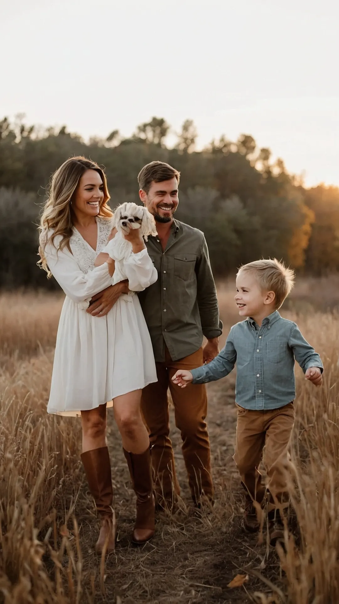 Fall Family Photo Fun with Fido