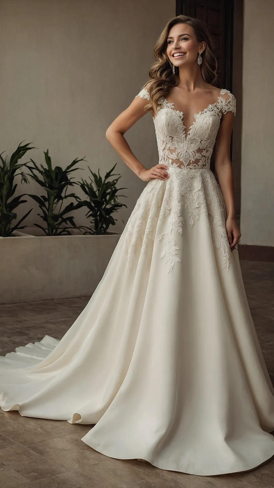 Bridal Bliss Awaits: 20 Stunning Ivory Wedding Dress Ideas 33 Wedding Dress Level Up