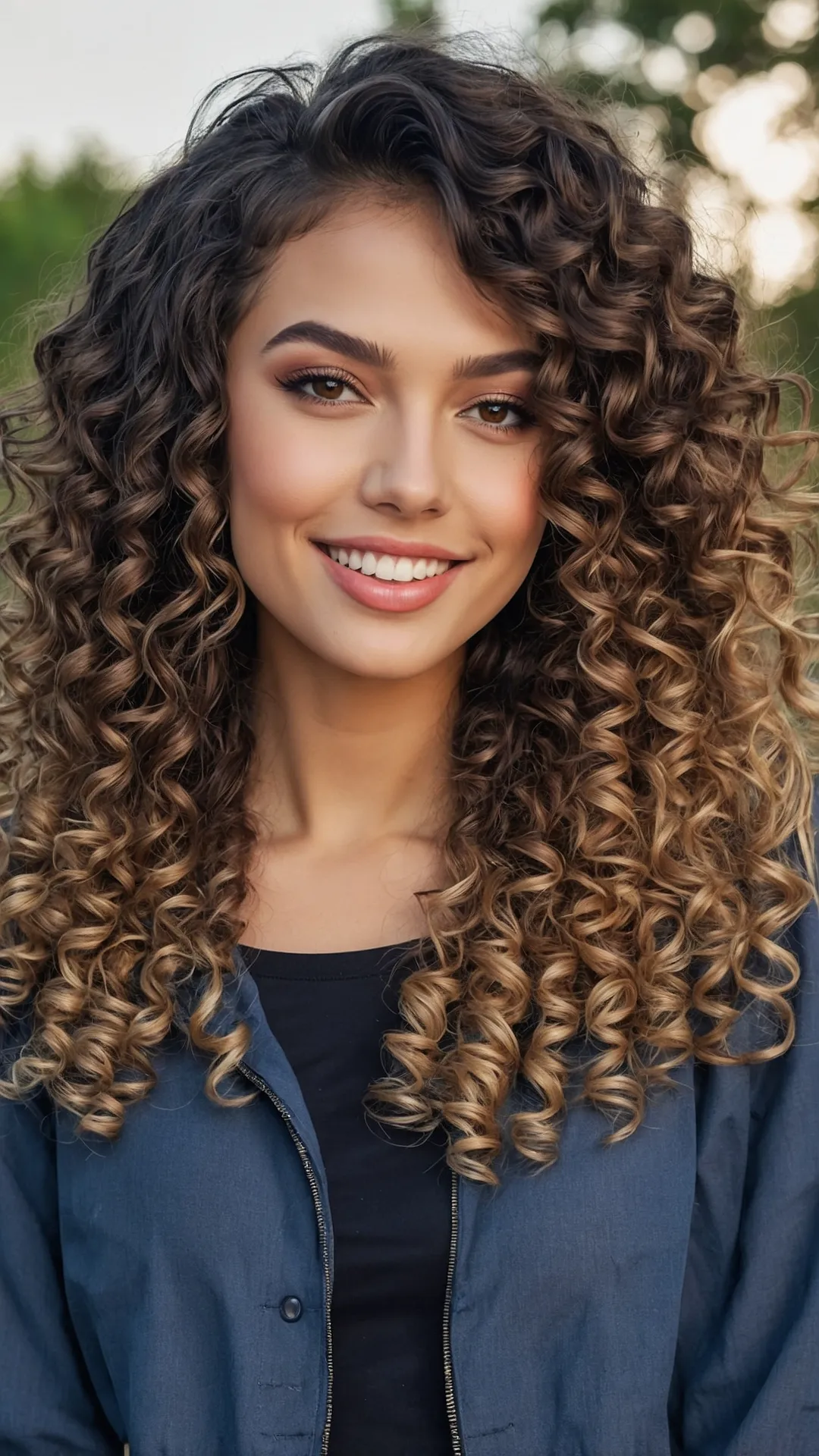 The Bangs Parade: Curly Hairstyles for Every Length** ** 45 Textured Fringe Magic