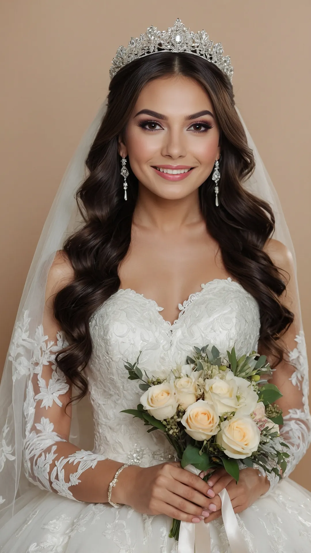 Veil Tales: 18 Stunning Bride Hairstyles with Crown Ideas that You’ll Love!** ** 41 Reigning Wedding Hair
