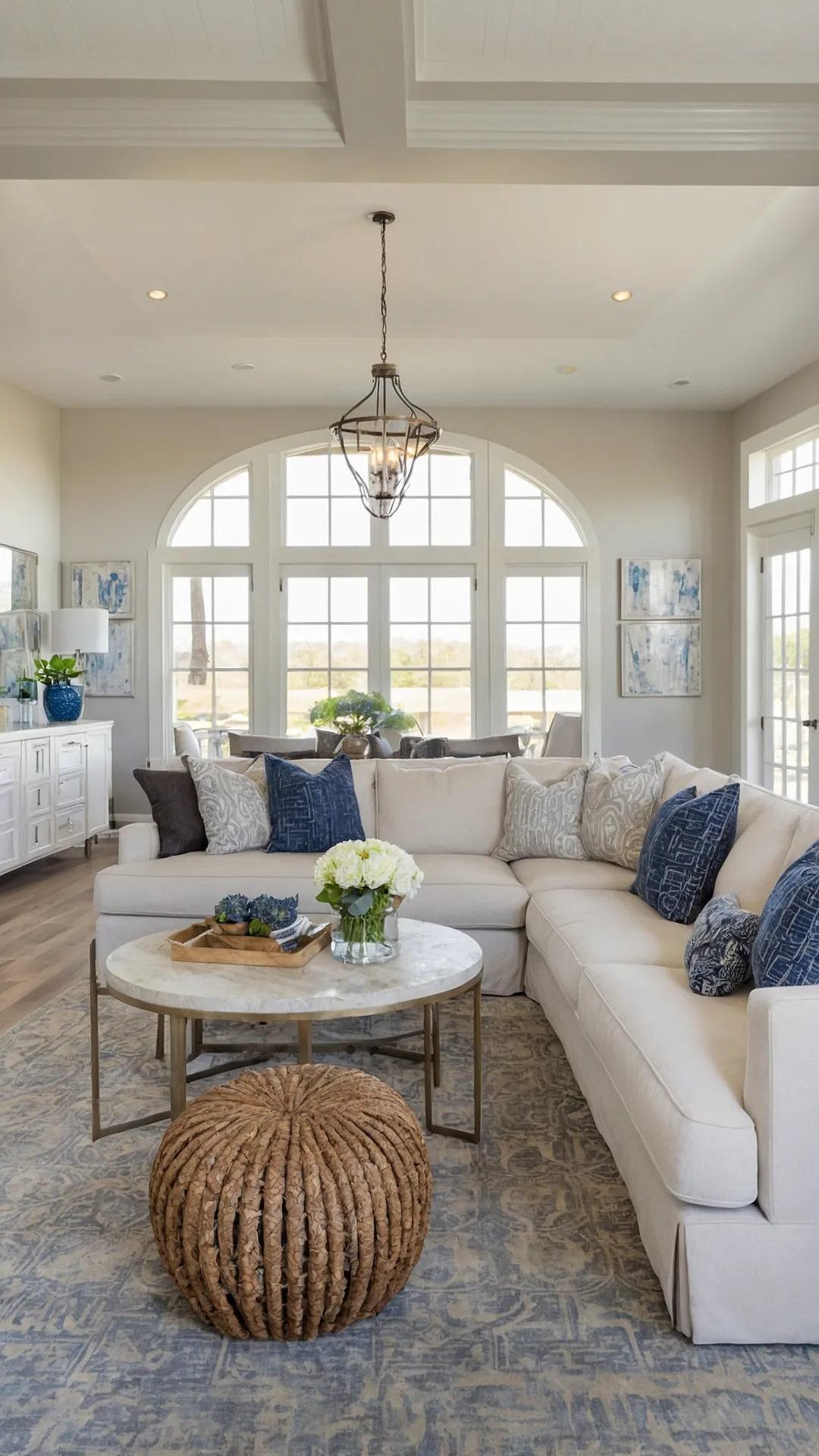 Elevate Your Style: 22 Coastal Chic Living Room Ideas in One Place 35 Beach Breeze Living
