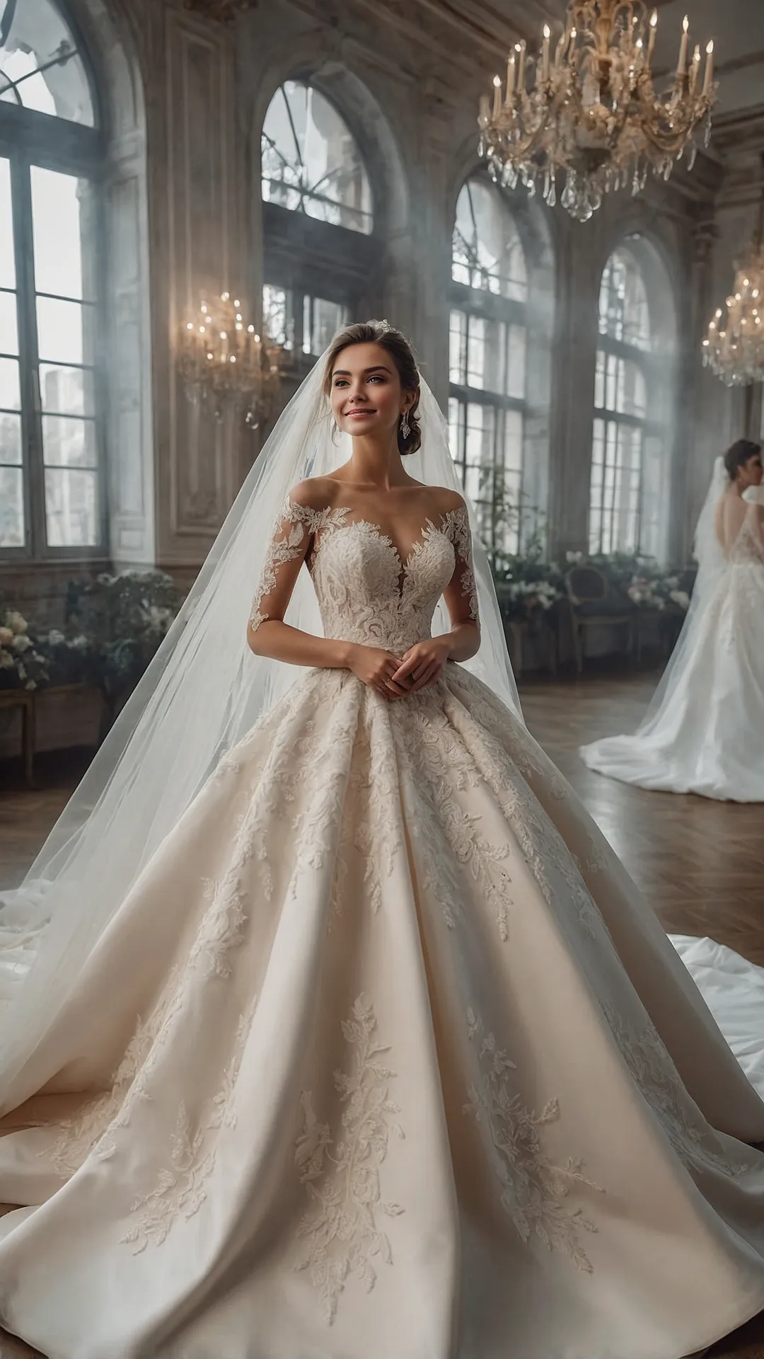 Whirl in Style: 20 Rococo Wedding Dresses to Inspire Your Big Day 34 Ornate Bridal Statement