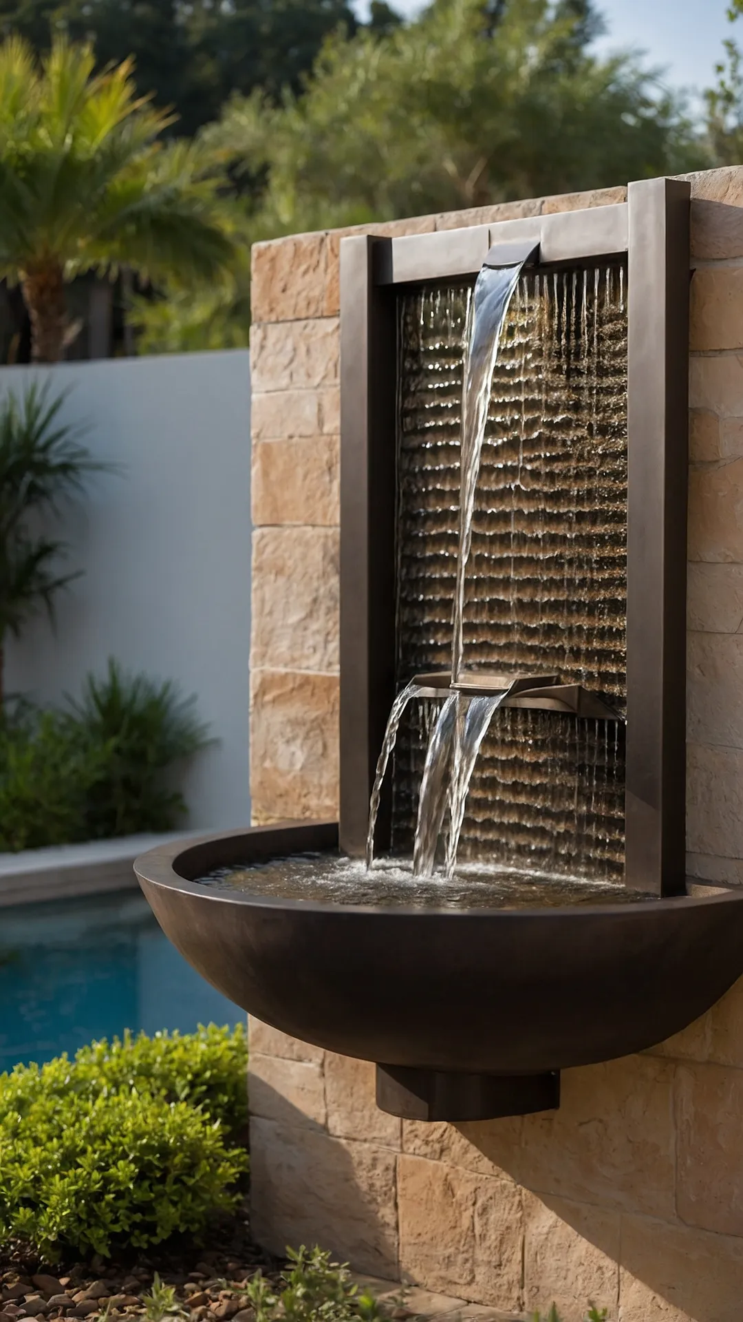 15 Outdoor Wall Fountain Ideas to Spruce Up Your Yard 36 Splashing Wall Style