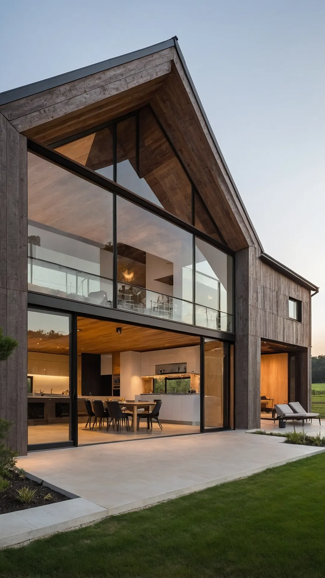 Discover the Charm of Barn Houses: 18 Ideas to Transform Your Space 38 Country Modern Canvas