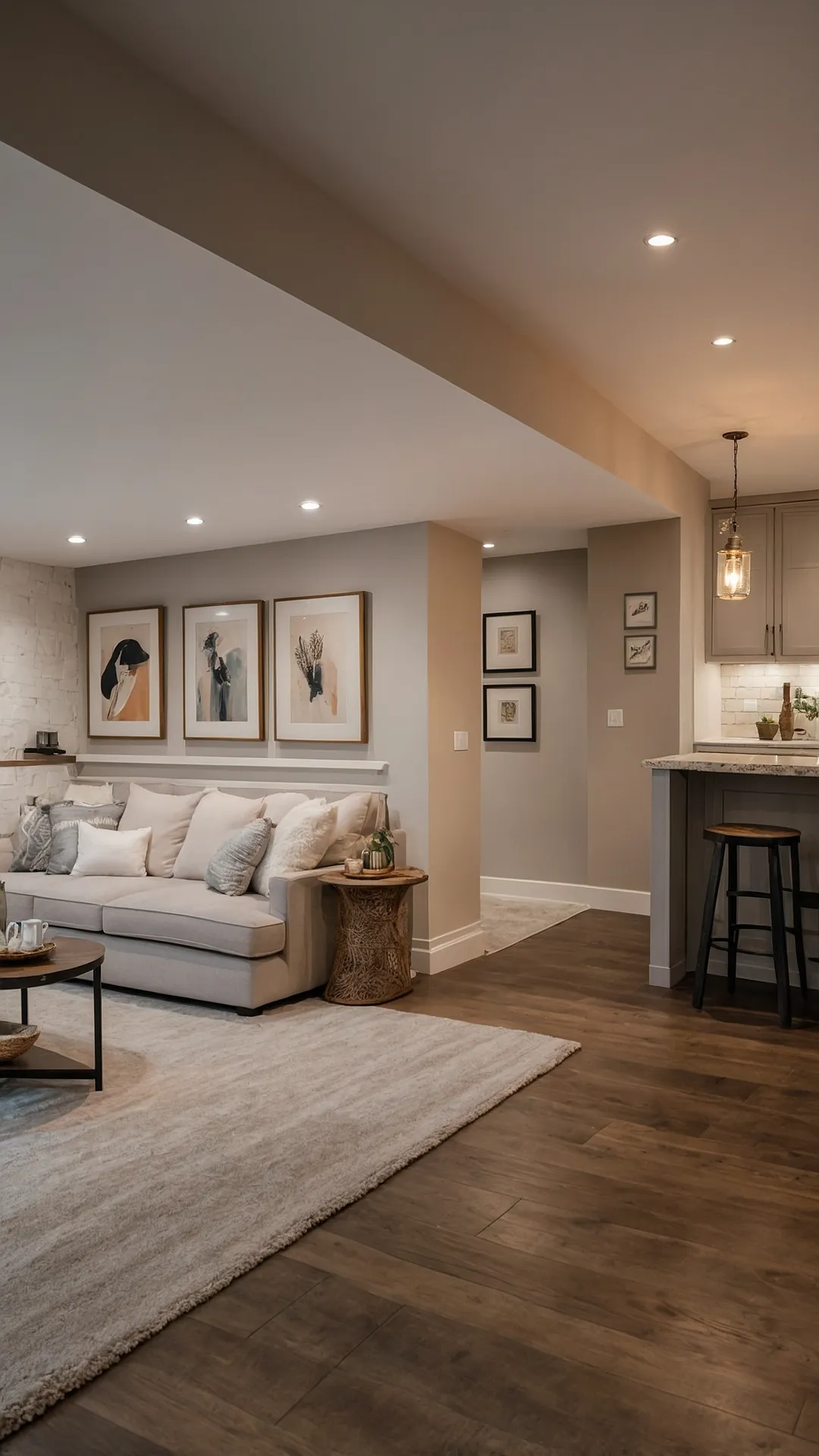 Unleash the Potential: 21 Cozy Basement Ideas for Family Gatherings 36 Chill Command Center