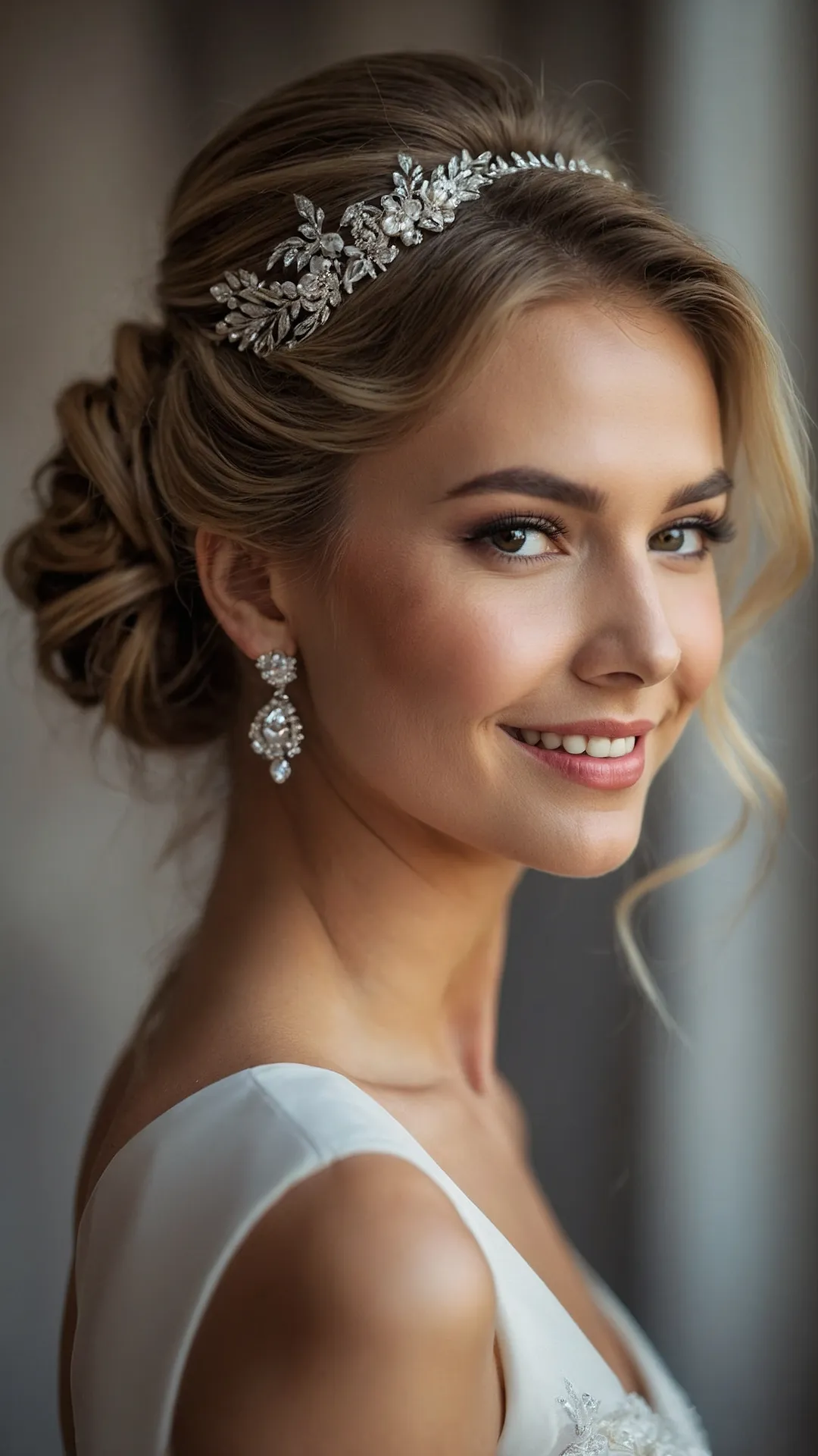 18 Stunning Updo Ideas for a Memorable Wedding Day 41 Radiant Wedding Waves
