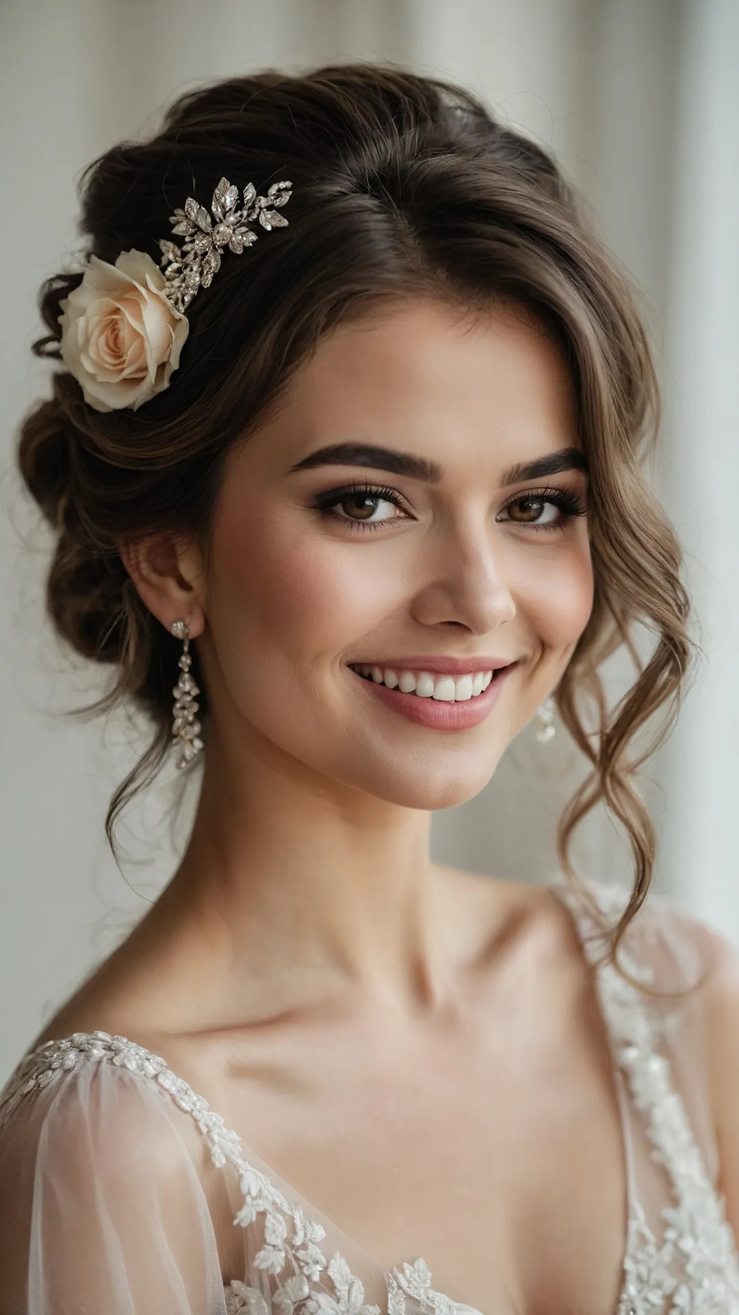 **Tresses in the Spotlight: Top 15 Loose Curls Wedding Hair Ideas for Every Bride** 45 The Bridal Hair Vow