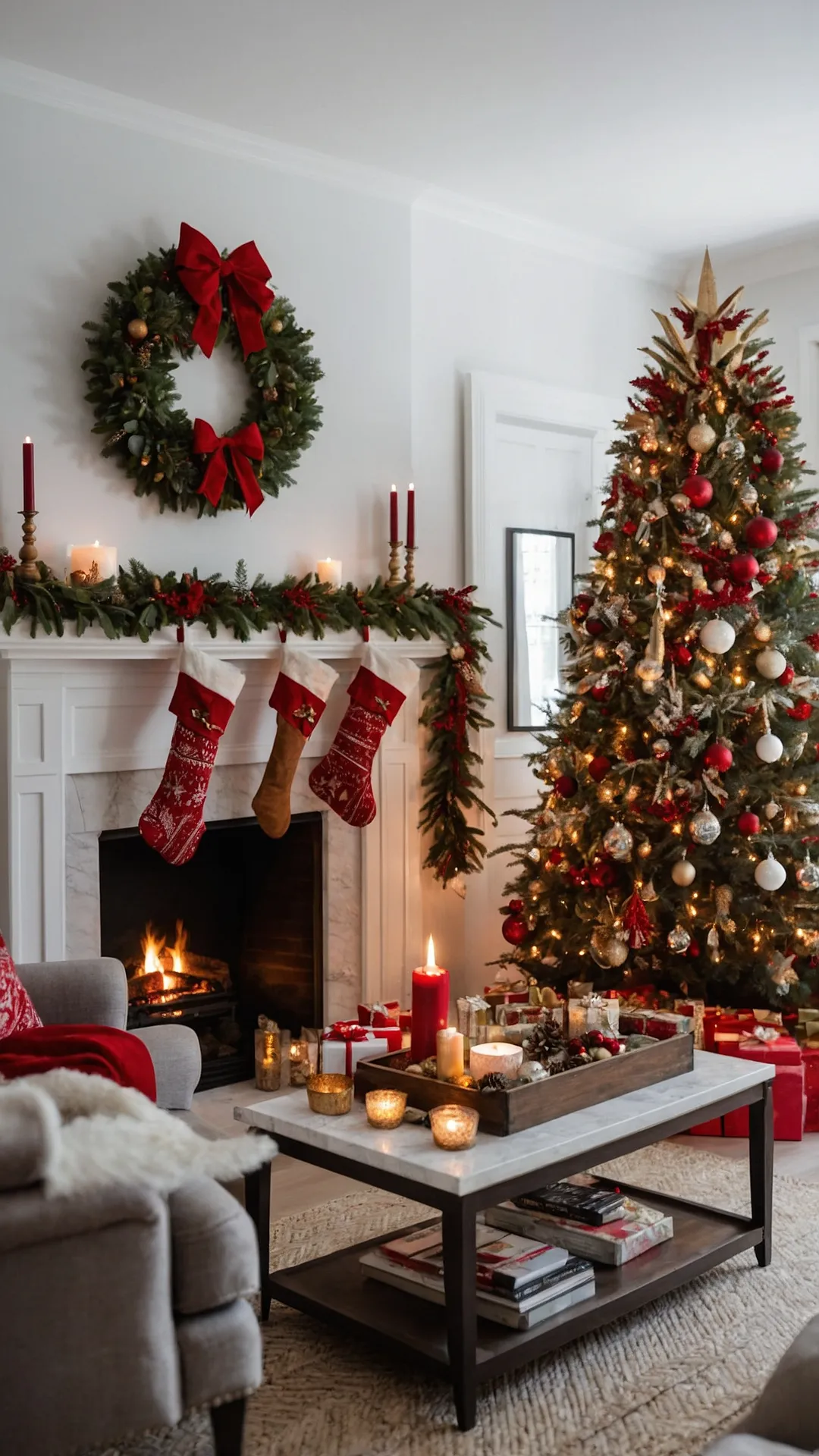 Transform Your Living Room into a Festive Wonderland with These 22 Christmas Ideas** ** 36 Cheer Central