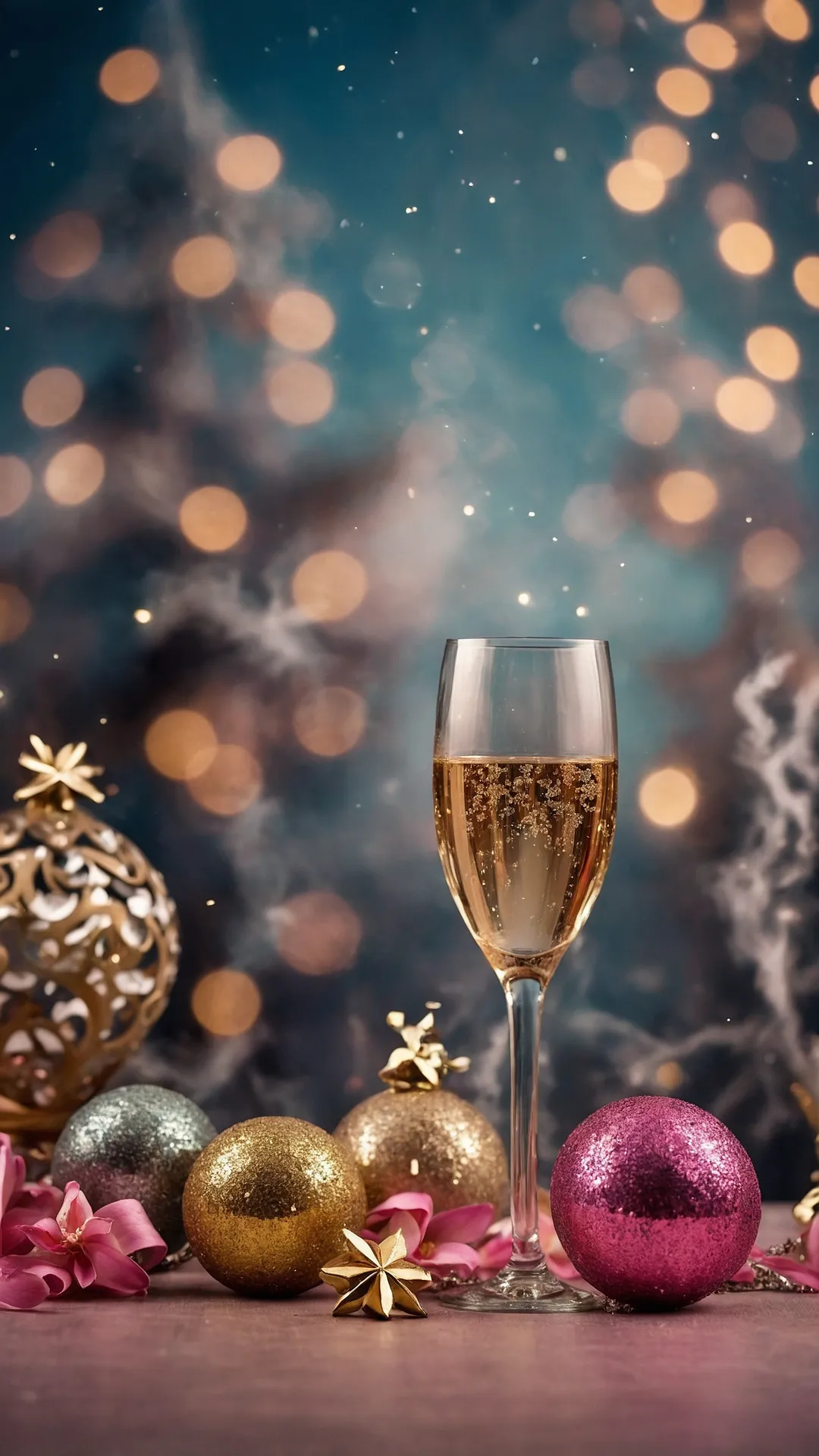 Sparkle Up Your Year: 21 Girly Happy New Year iPhone Wallpapers 41 Elevated Device Delight