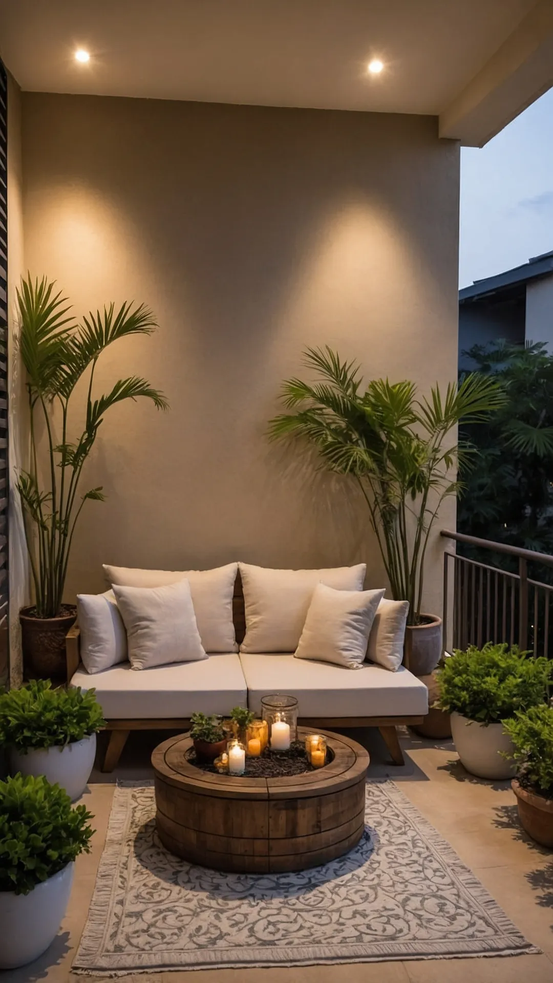Transform Your Apartment: 17 Balcony Design Ideas to Elevate Your Space 38 Serenity on the Sky