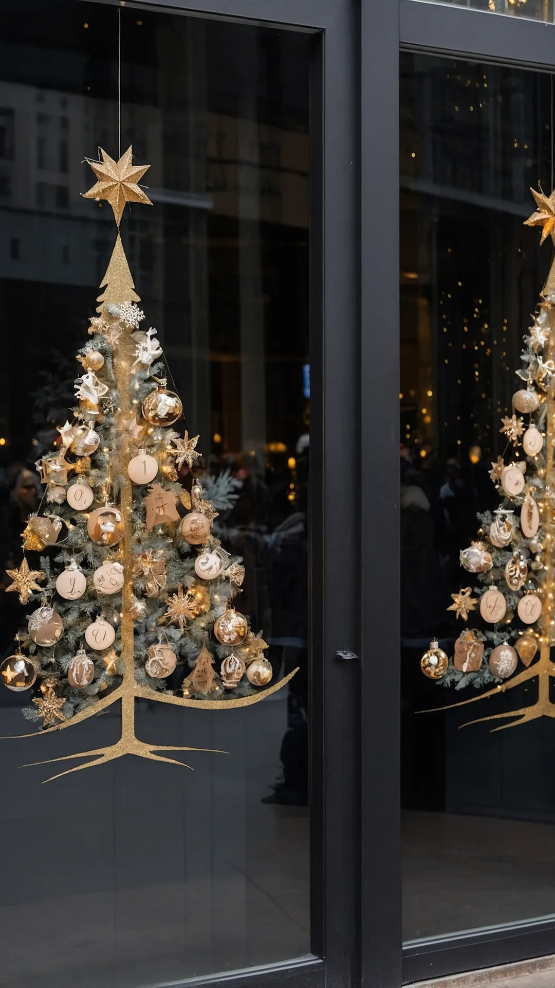 Easy Crafts: 18 Christmas Window Decoration Ideas to Jingle Your Holiday Spirit!** ** 33 Pane's Perfect Pageant