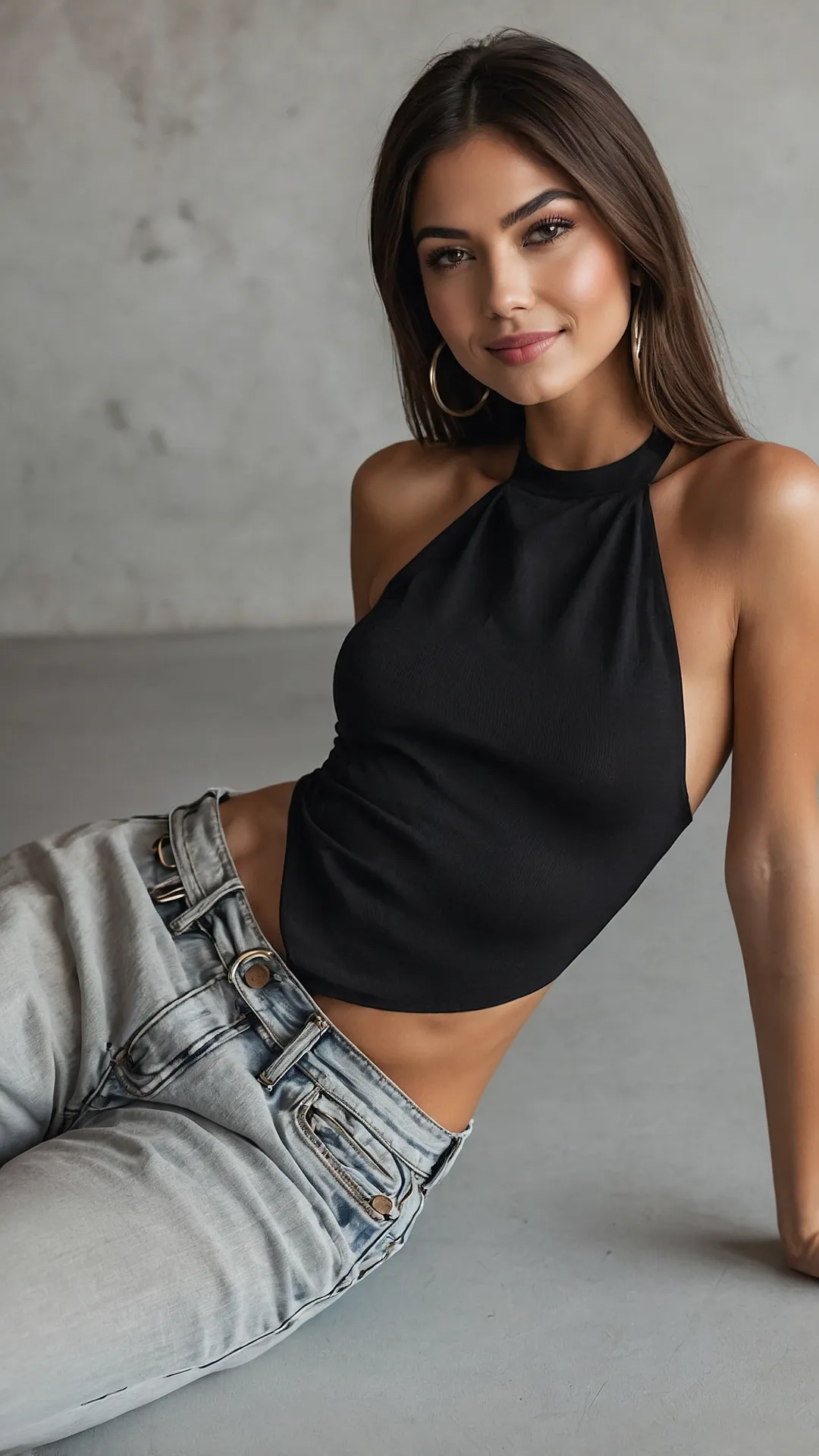 Effortlessly Chic: 22 Halter Top Styles for All Occasions 43 Sparkle Strapped