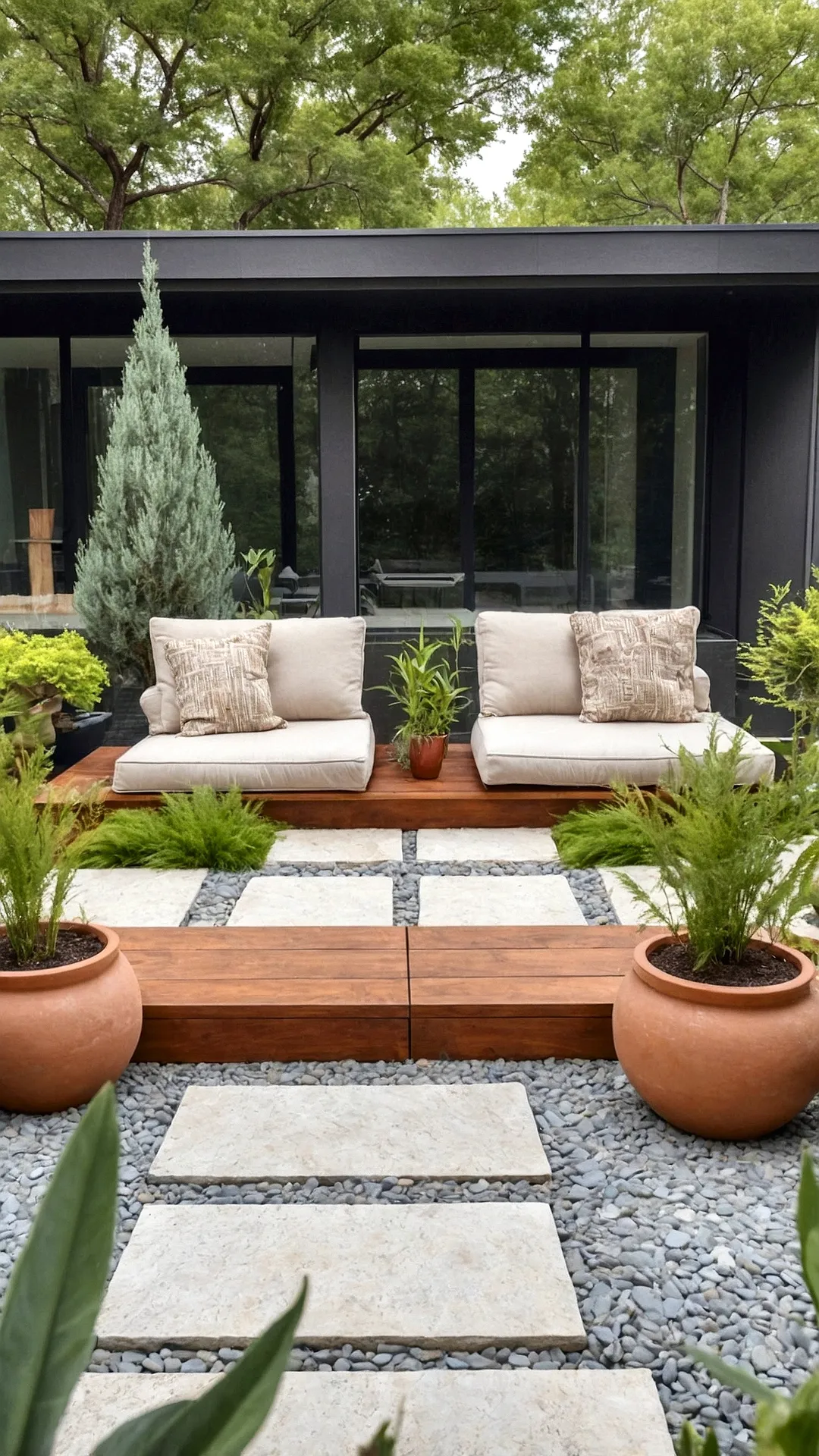 Backyard Bliss: 20 Unique Landscaping Designs for Every Home ** 38 The Green Dream Unveiled