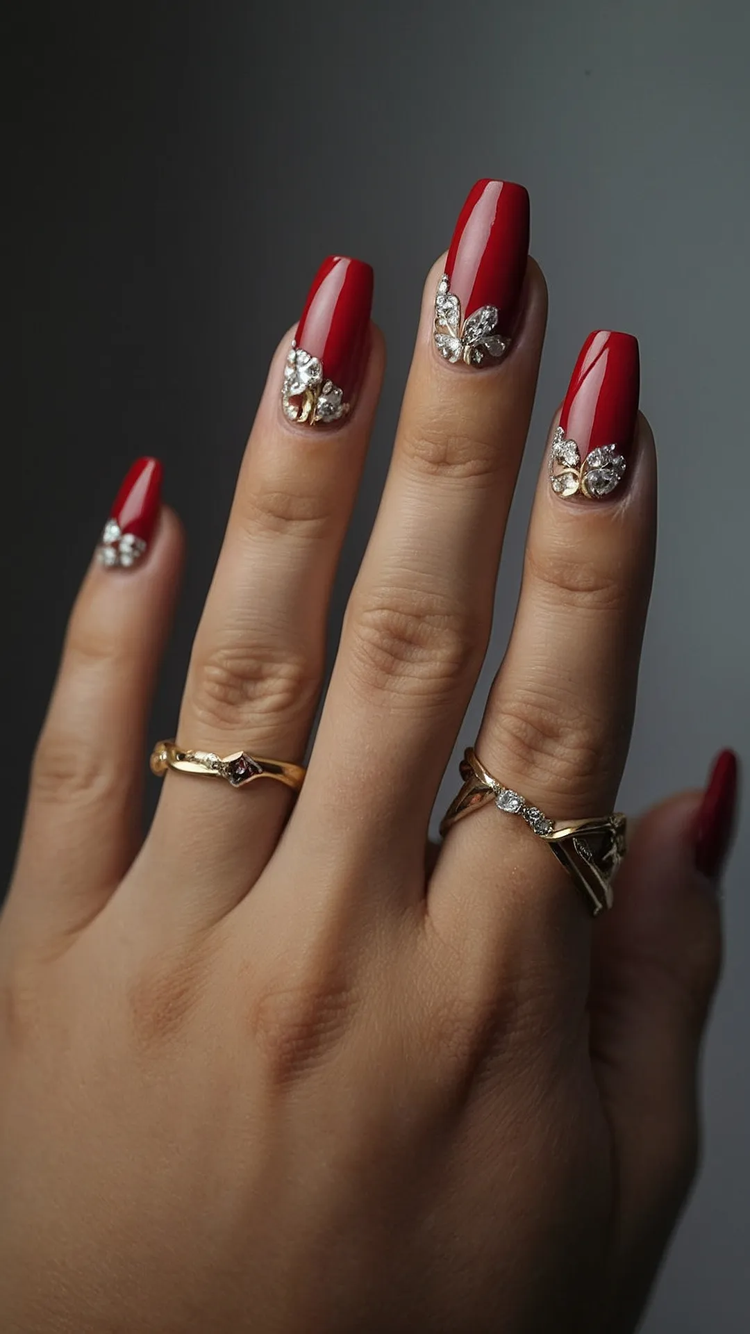 Pumpkins and Polish: 15 Fall Nail Trends for 2024 37 Burgundy Sparkle: