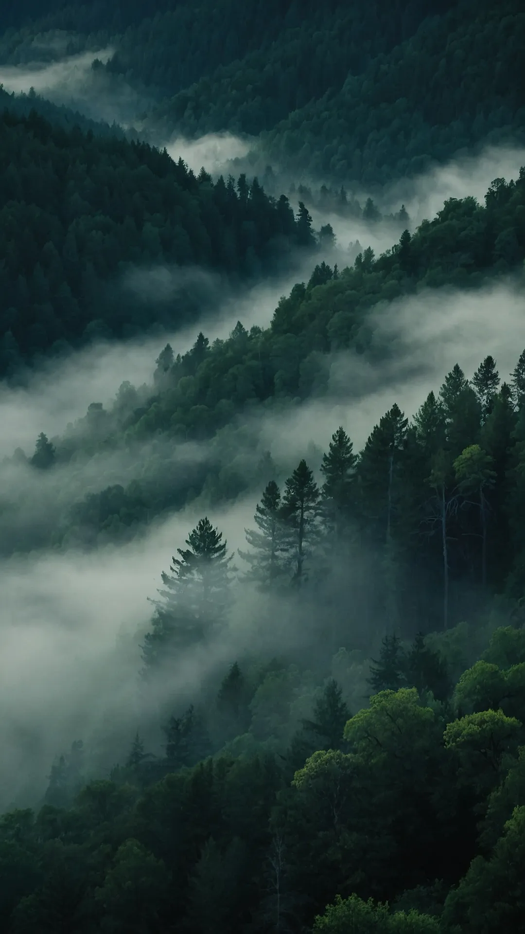 15 Practically Magical Misty Forest Wallpapers for Your Home 42 Emerald Stream: